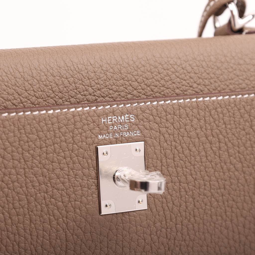 Hermès Etoupe Togo Retourne Kelly 25 (PHW | 2025)