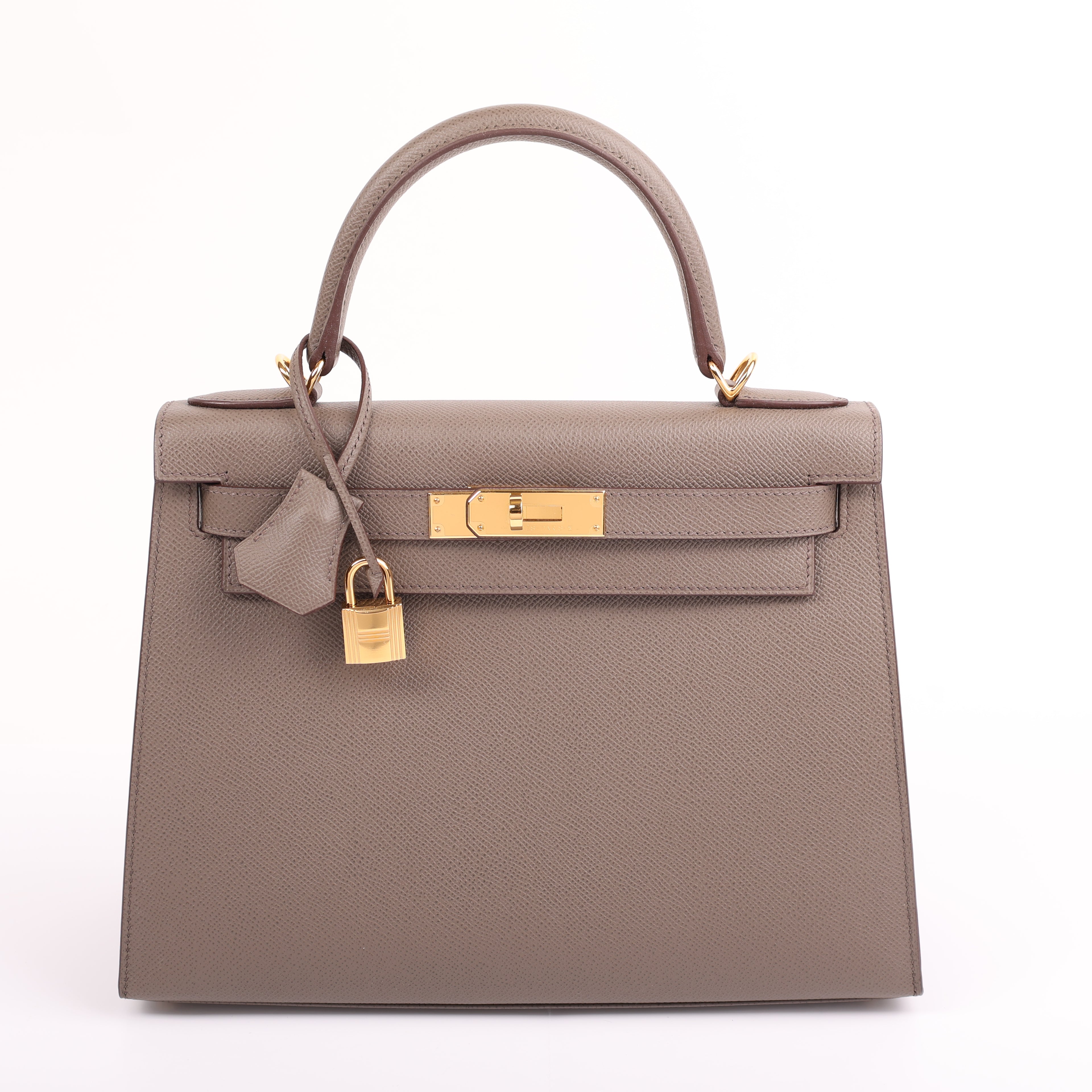 Hermès Etain Epsom Sellier Kelly 28 (GHW | 2018)