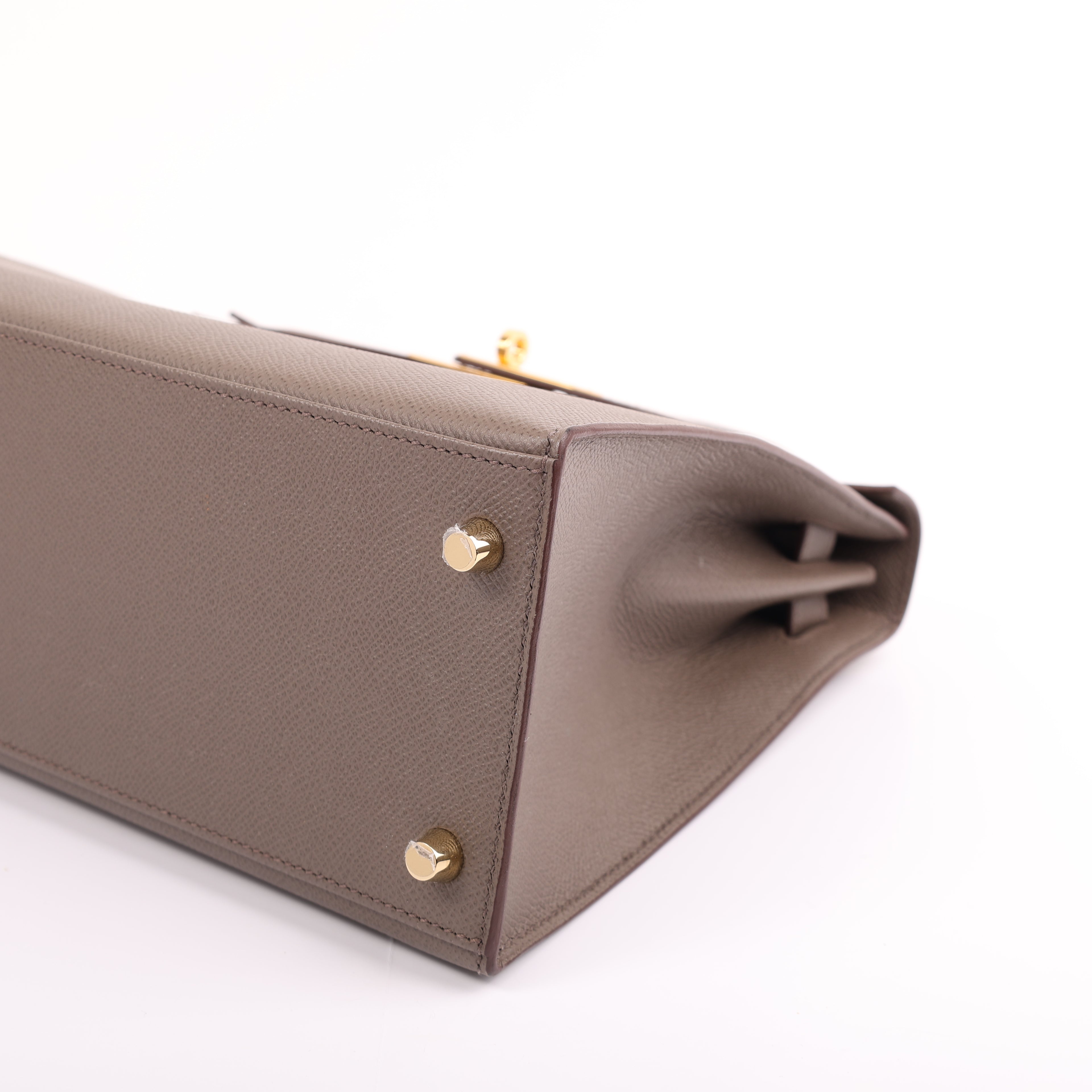 Hermès Etain Epsom Sellier Kelly 28 (GHW | 2018)