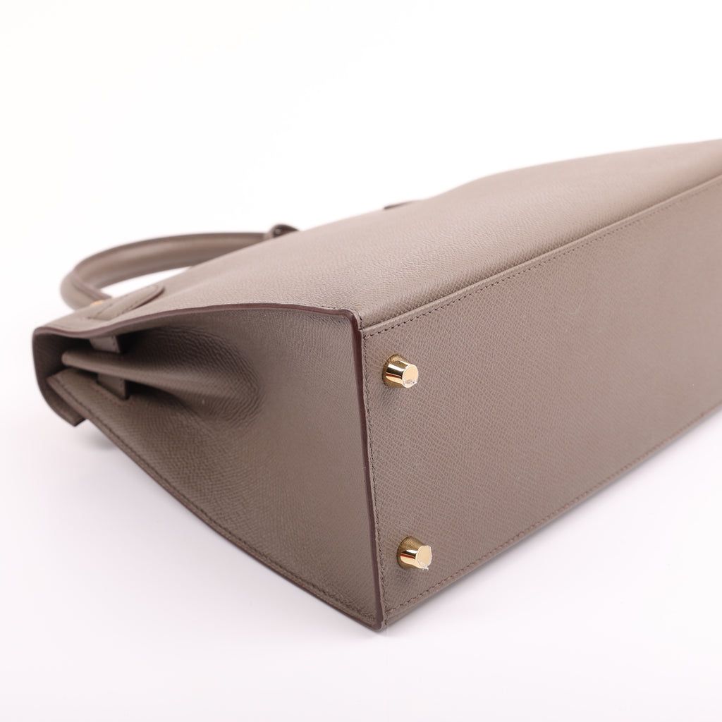 Hermès Etain Epsom Sellier Kelly 28 (GHW | 2018)