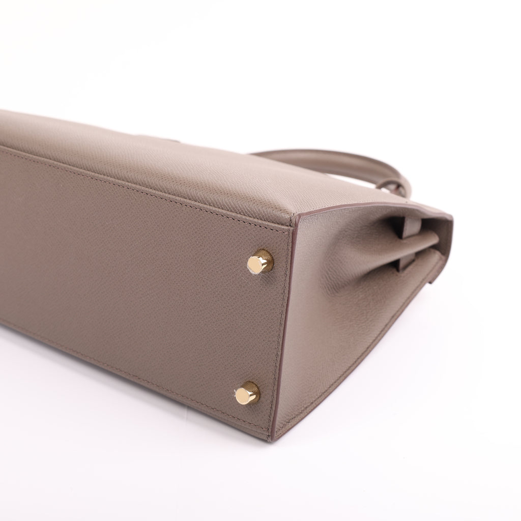 Hermès Etain Epsom Sellier Kelly 28 (GHW | 2018)