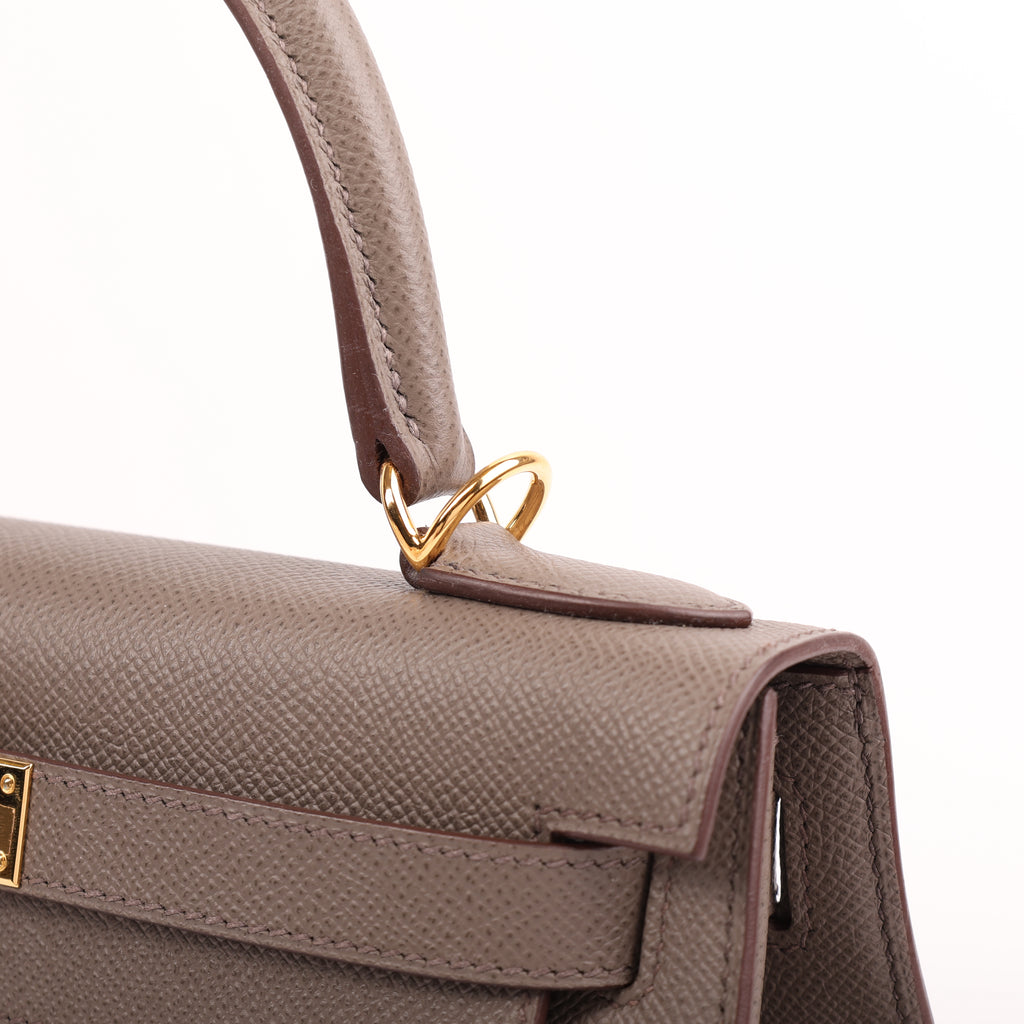 Hermès Etain Epsom Sellier Kelly 28 (GHW | 2018)