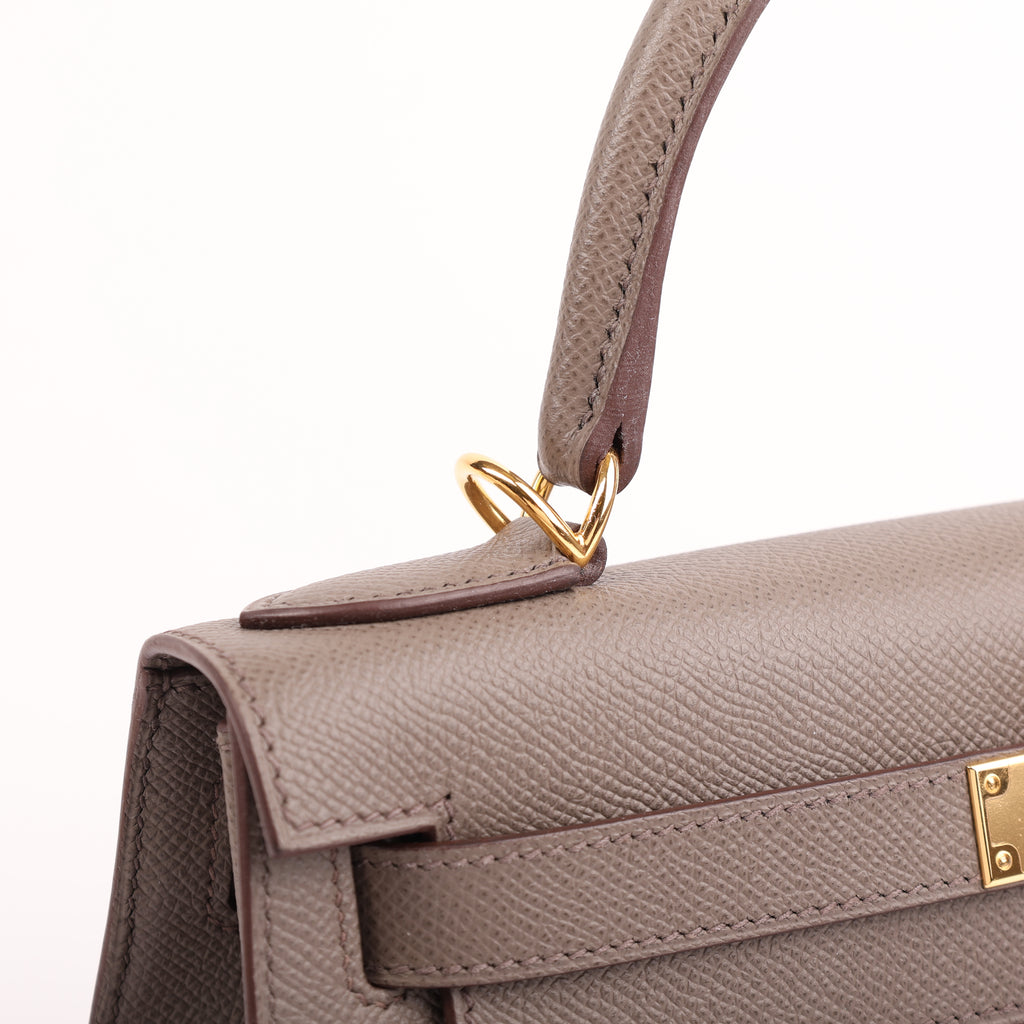 Hermès Etain Epsom Sellier Kelly 28 (GHW | 2018)