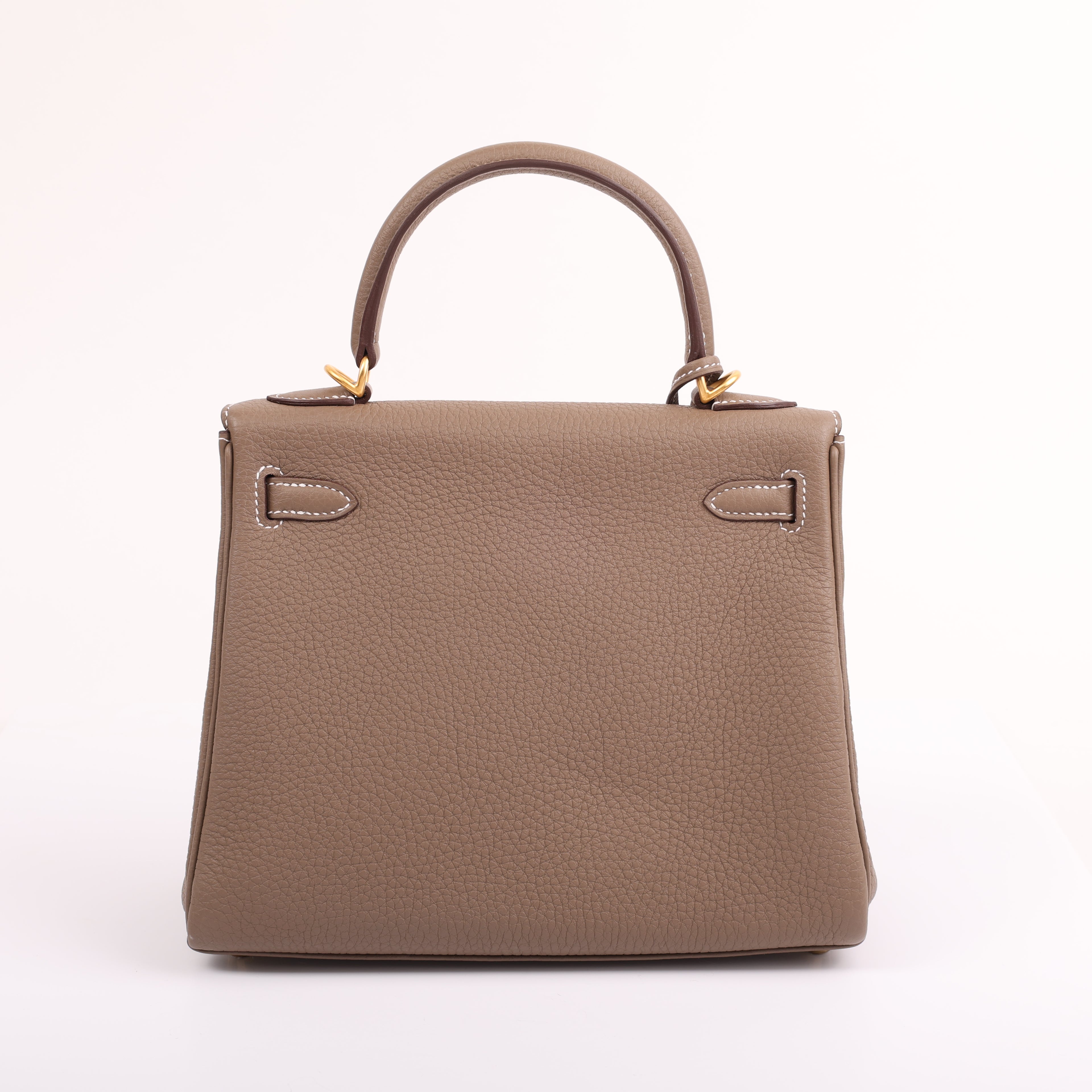 Hermes Etoupe Togo Retourne Kelly 25 (BGHW | 2025)