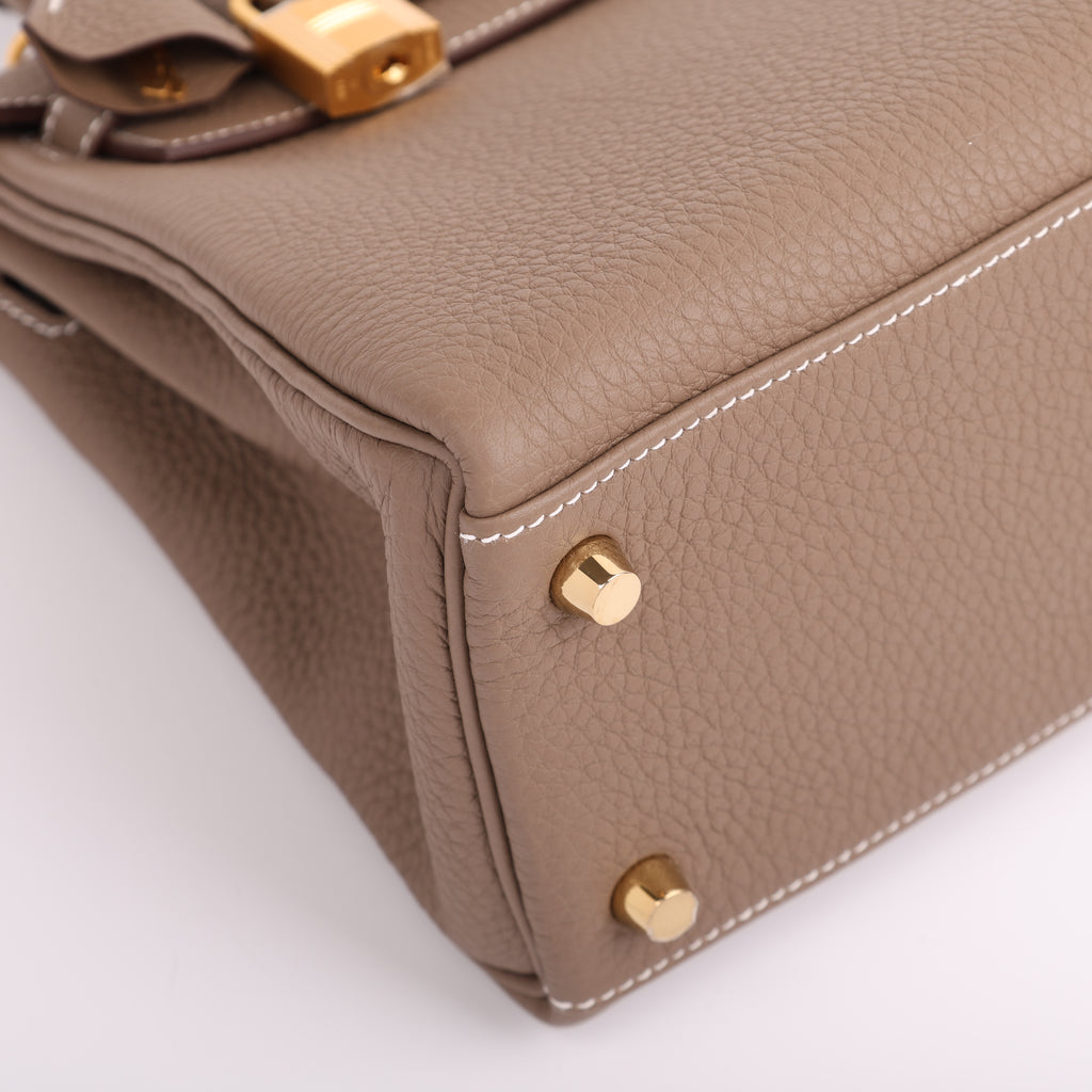 Hermes Etoupe Togo Retourne Kelly 25 (BGHW | 2025)