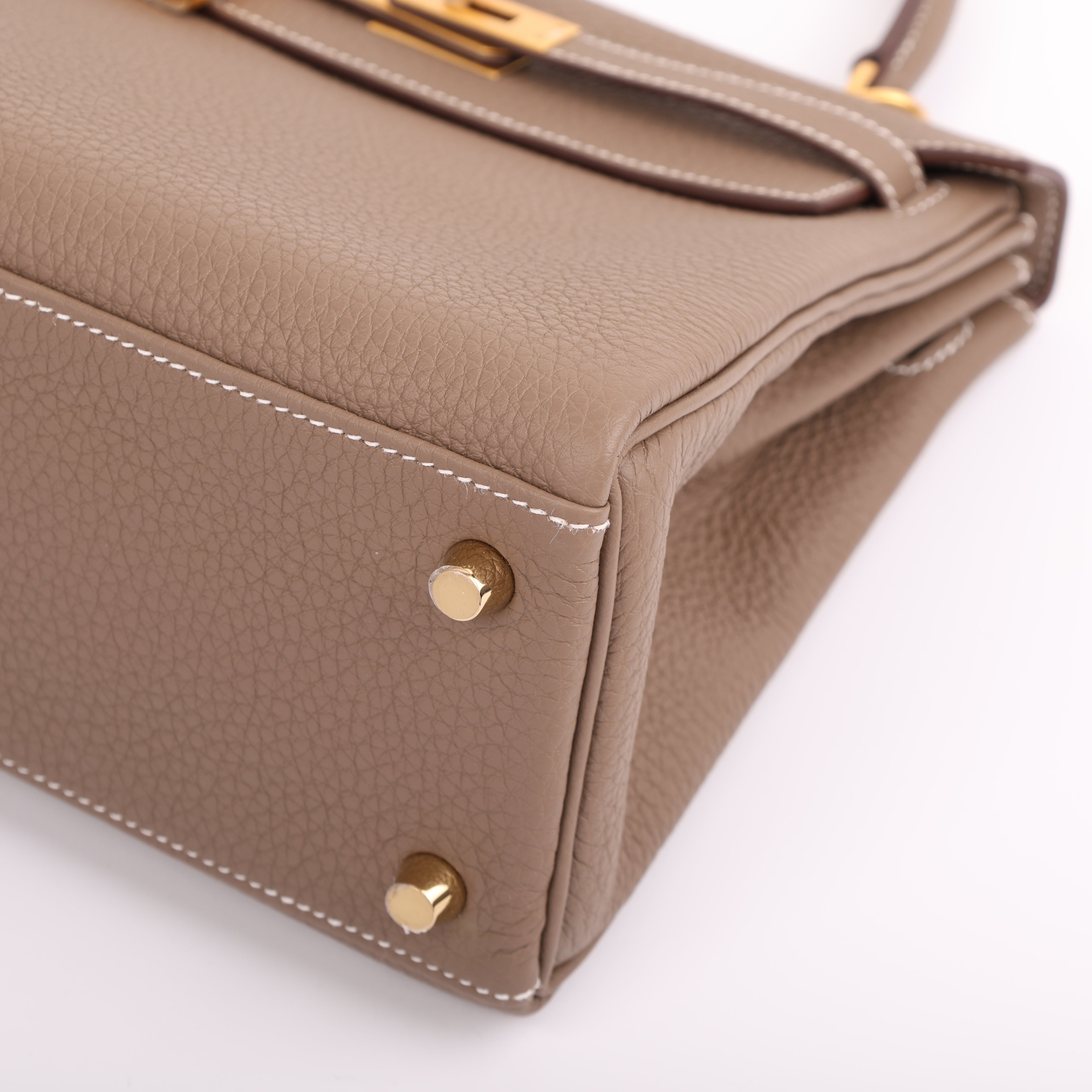 Hermes Etoupe Togo Retourne Kelly 25 (BGHW | 2025)