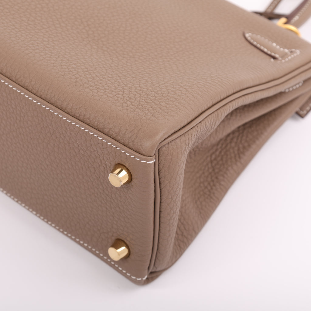 Hermes Etoupe Togo Retourne Kelly 25 (BGHW | 2025)