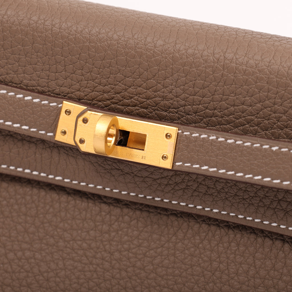 Hermes Etoupe Togo Retourne Kelly 25 (BGHW | 2025)