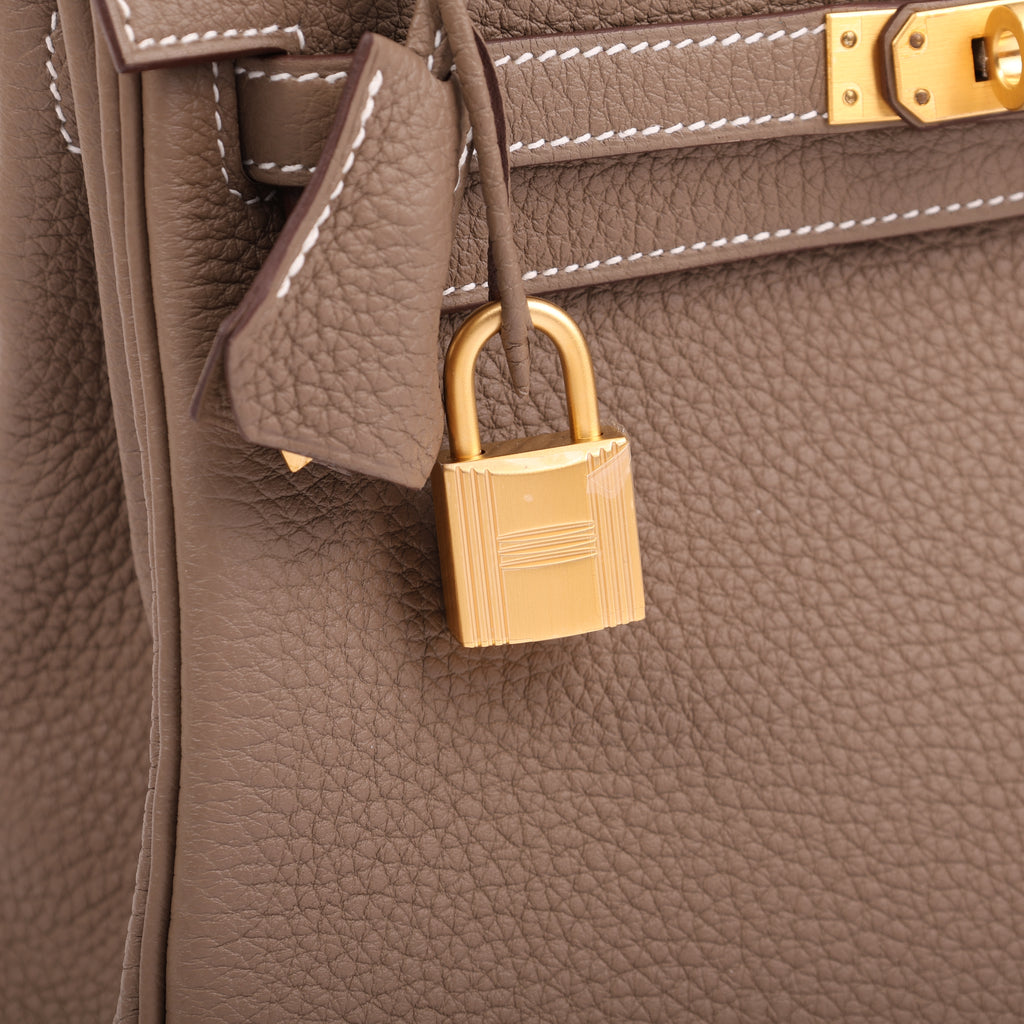 Hermes Etoupe Togo Retourne Kelly 25 (BGHW | 2025)