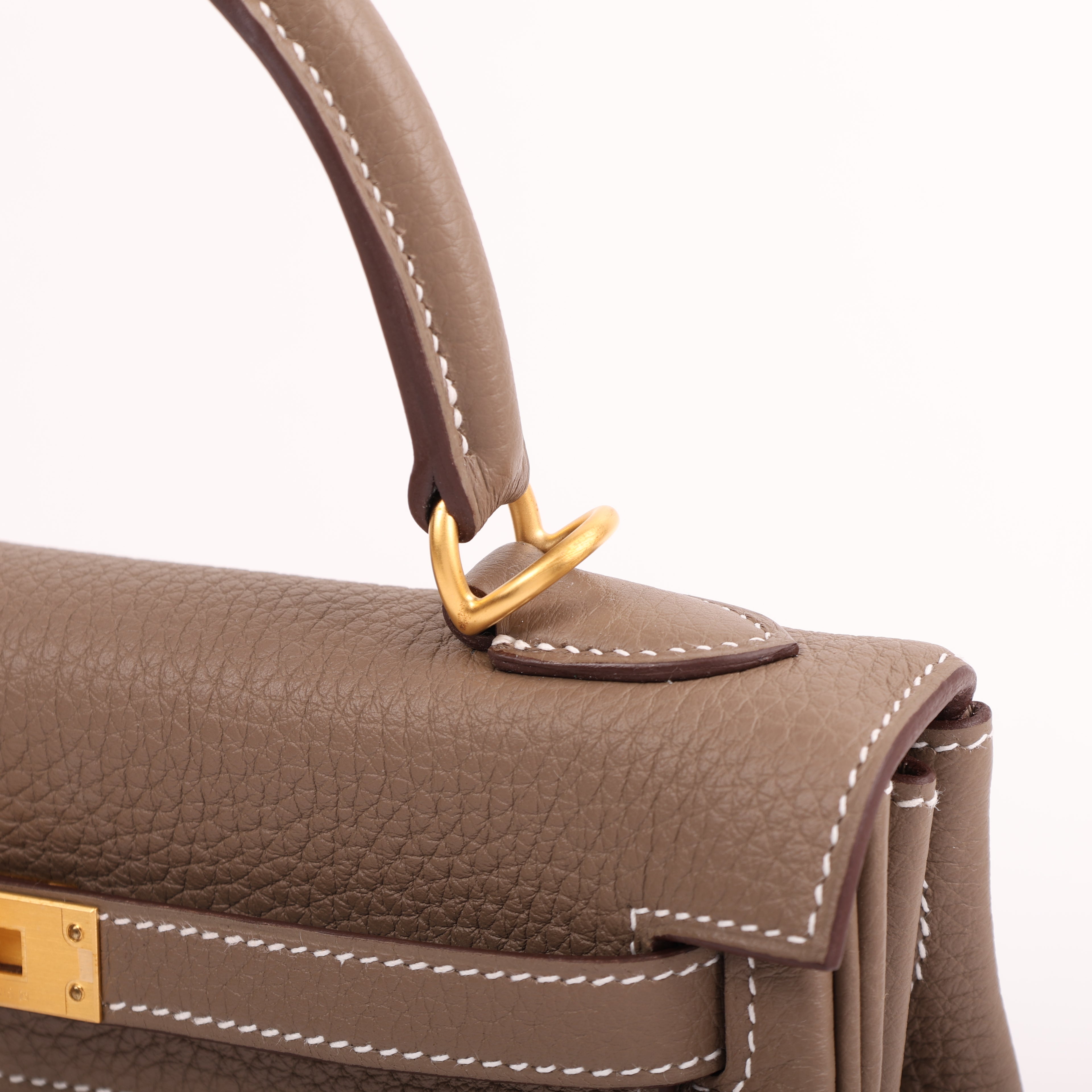 Hermes Etoupe Togo Retourne Kelly 25 (BGHW | 2025)