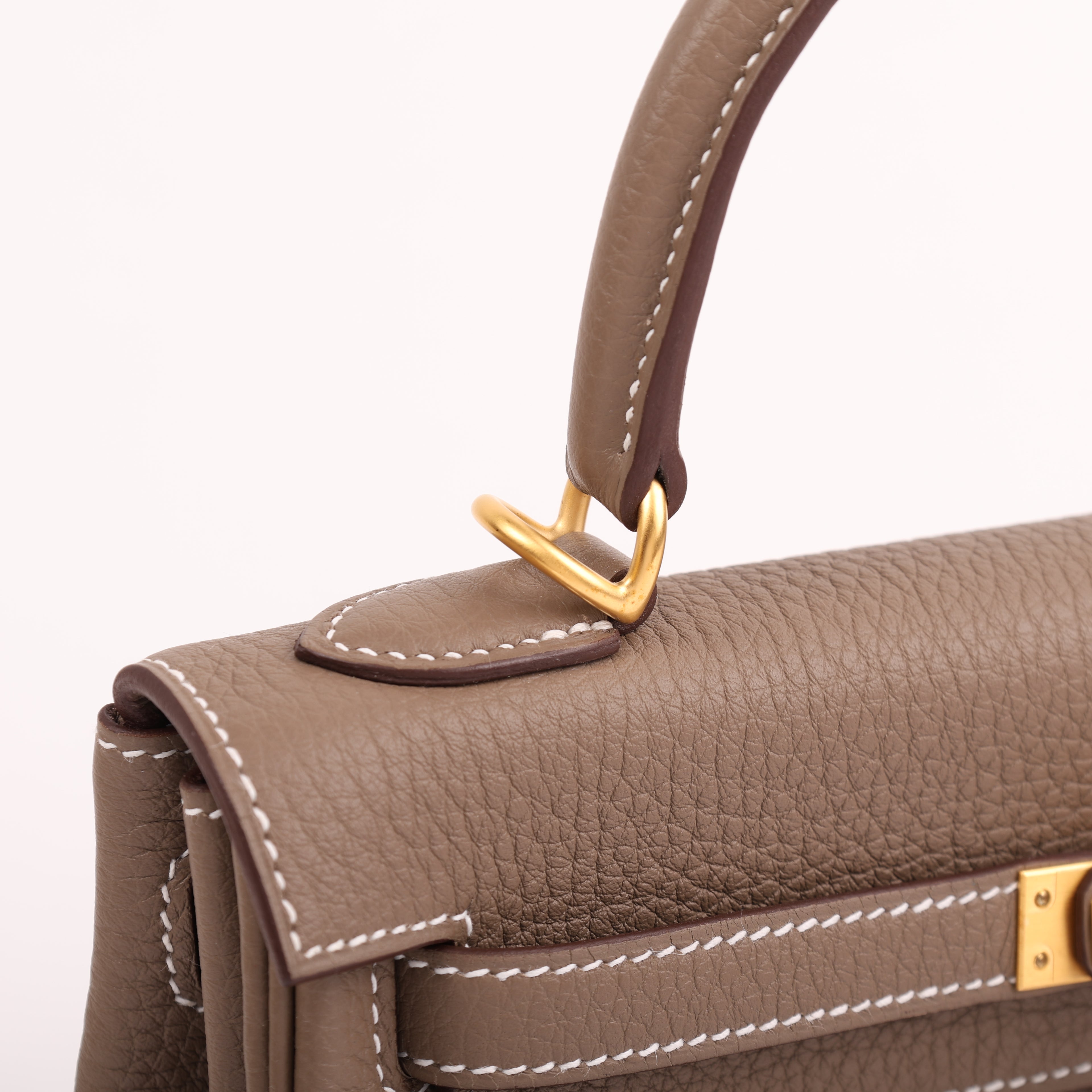 Hermes Etoupe Togo Retourne Kelly 25 (BGHW | 2025)