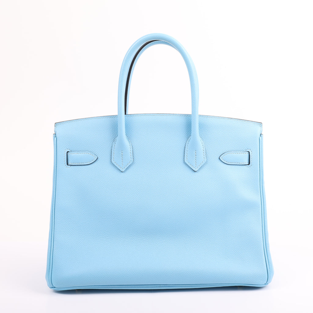 Hermès Bleu Celeste Togo Retourne Birkin 30 (GHW | 2020)