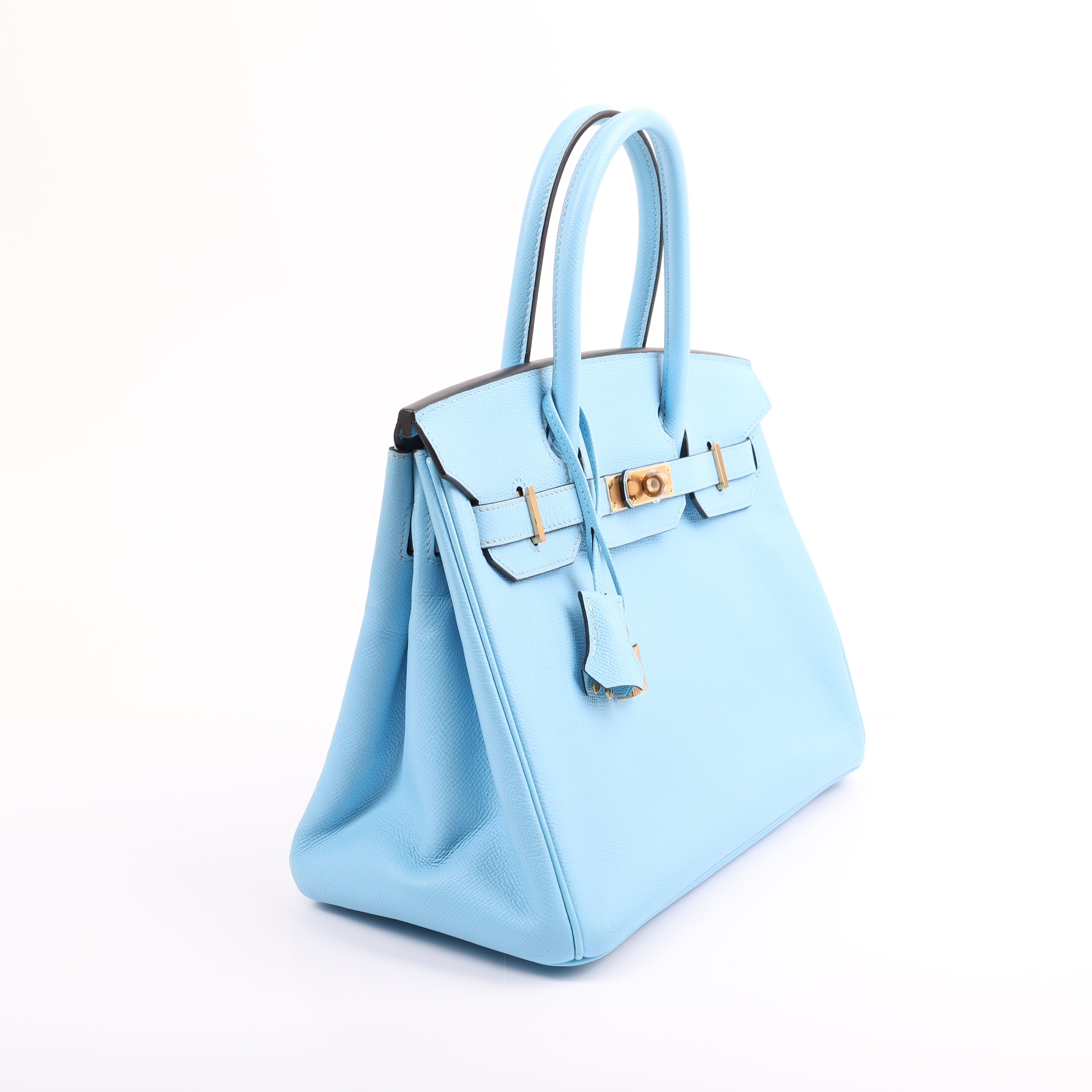 Hermès Bleu Celeste Togo Retourne Birkin 30 (GHW | 2020)
