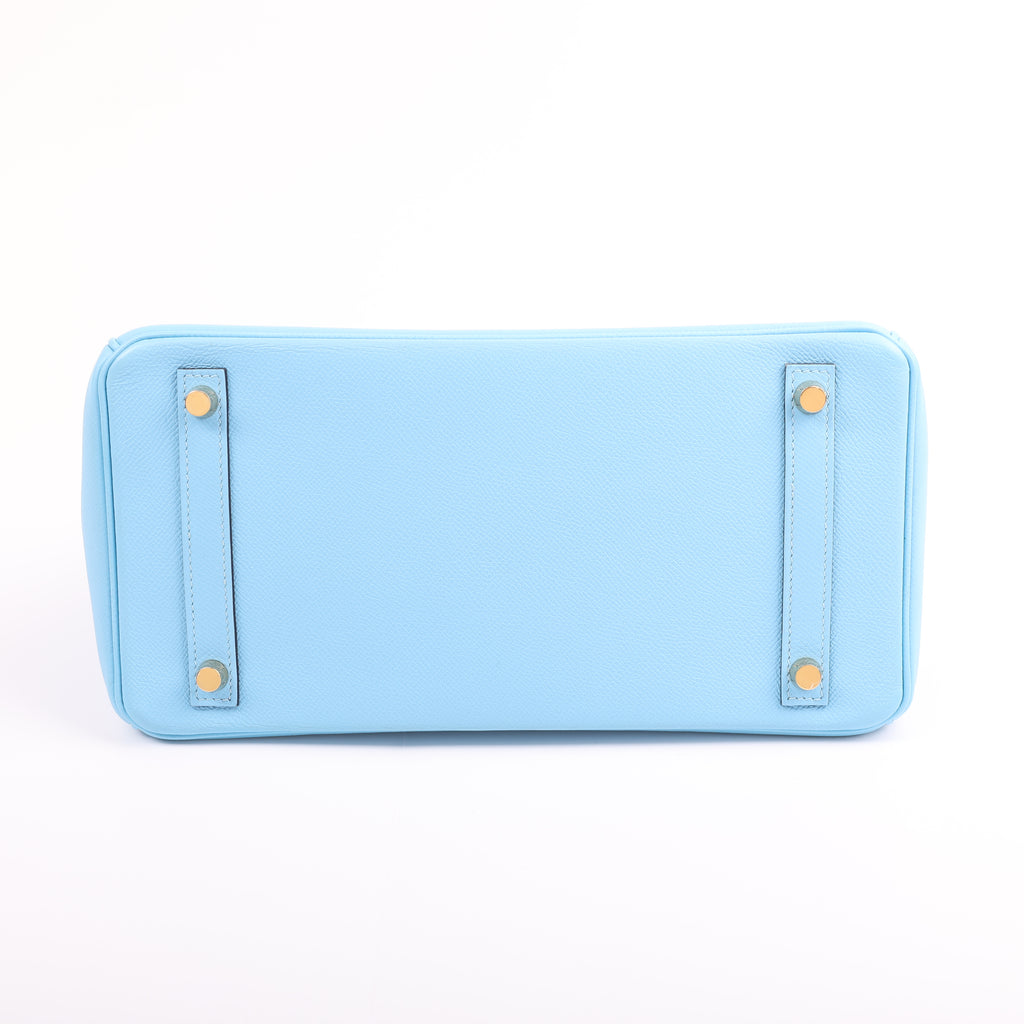 Hermès Bleu Celeste Togo Retourne Birkin 30 (GHW | 2020)