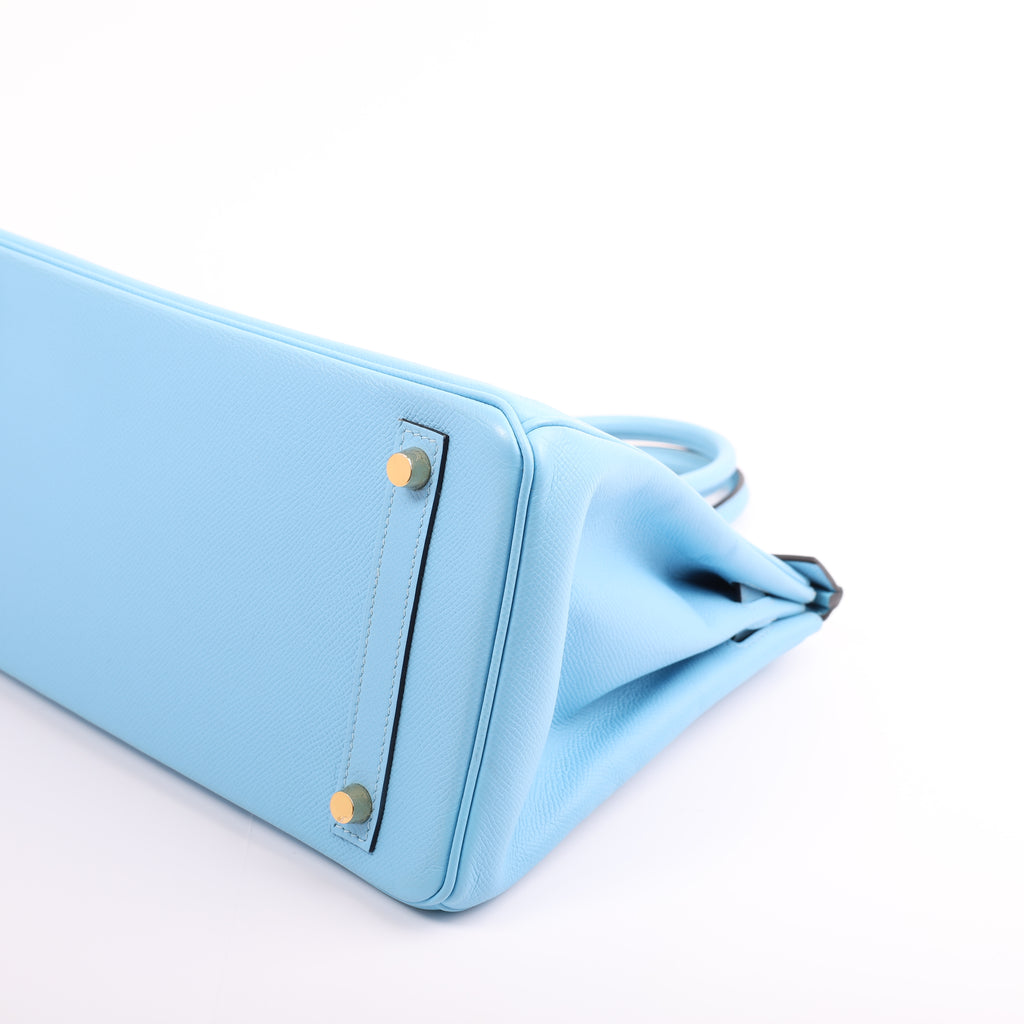 Hermès Bleu Celeste Togo Retourne Birkin 30 (GHW | 2020)