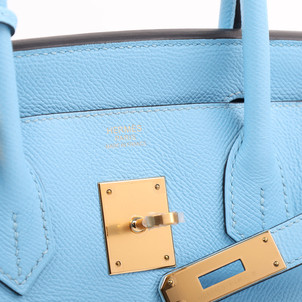 Hermès Bleu Celeste Togo Retourne Birkin 30 (GHW | 2020)