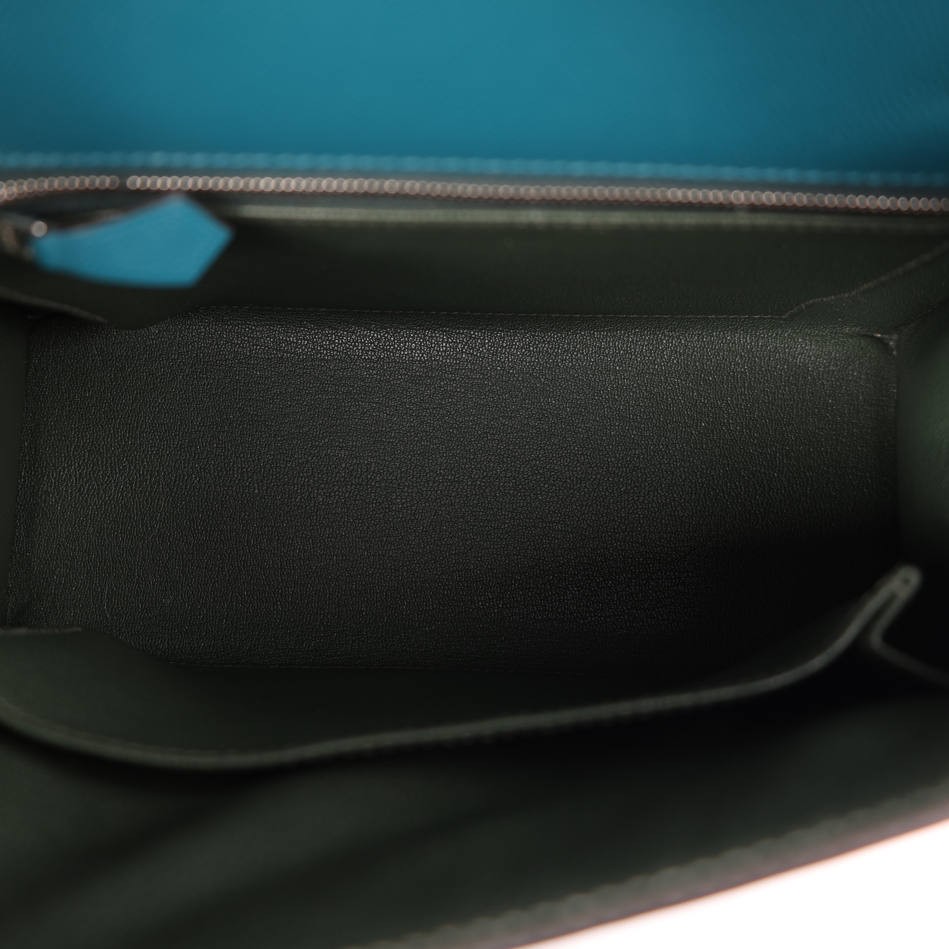 Hermes Vert Bosphore Veau Madame Verso Sellier Kelly 25 (PHW | 2024)