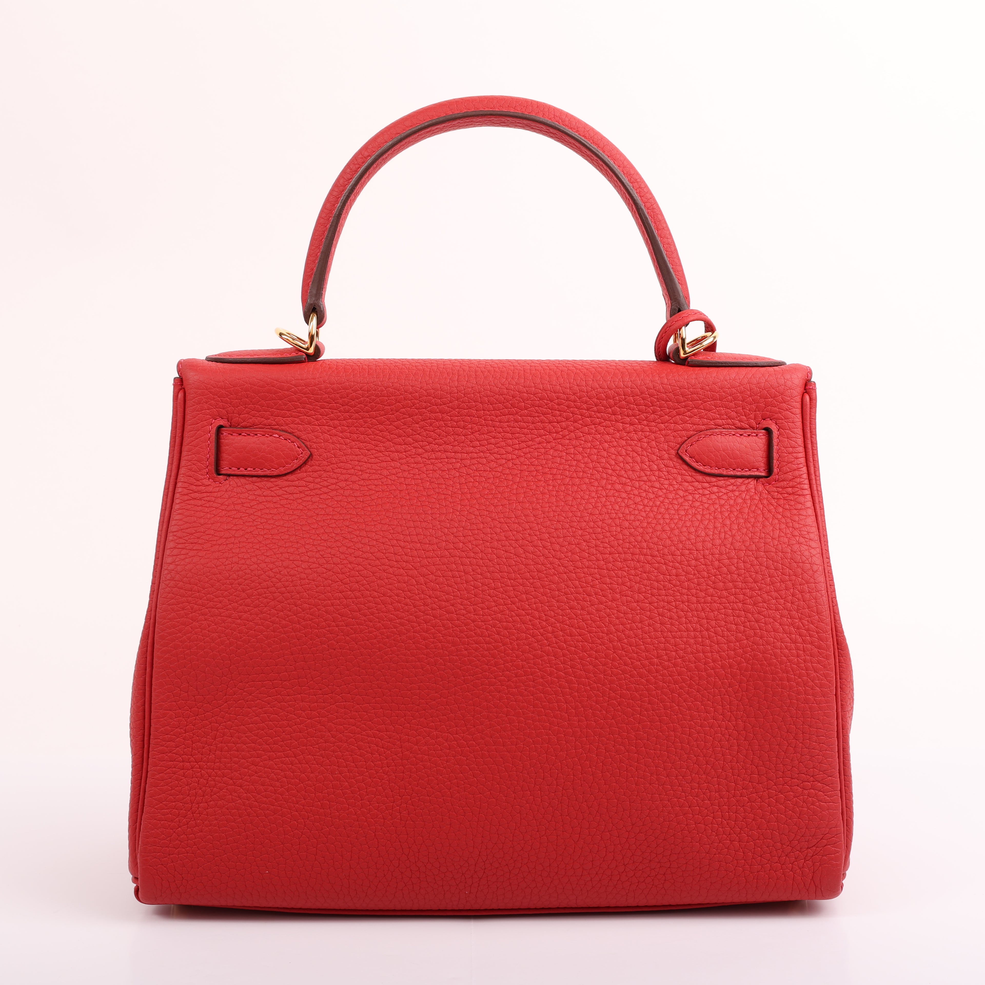 Hermès Vermillion Togo Retourne Kelly 28 (GHW | 2023)