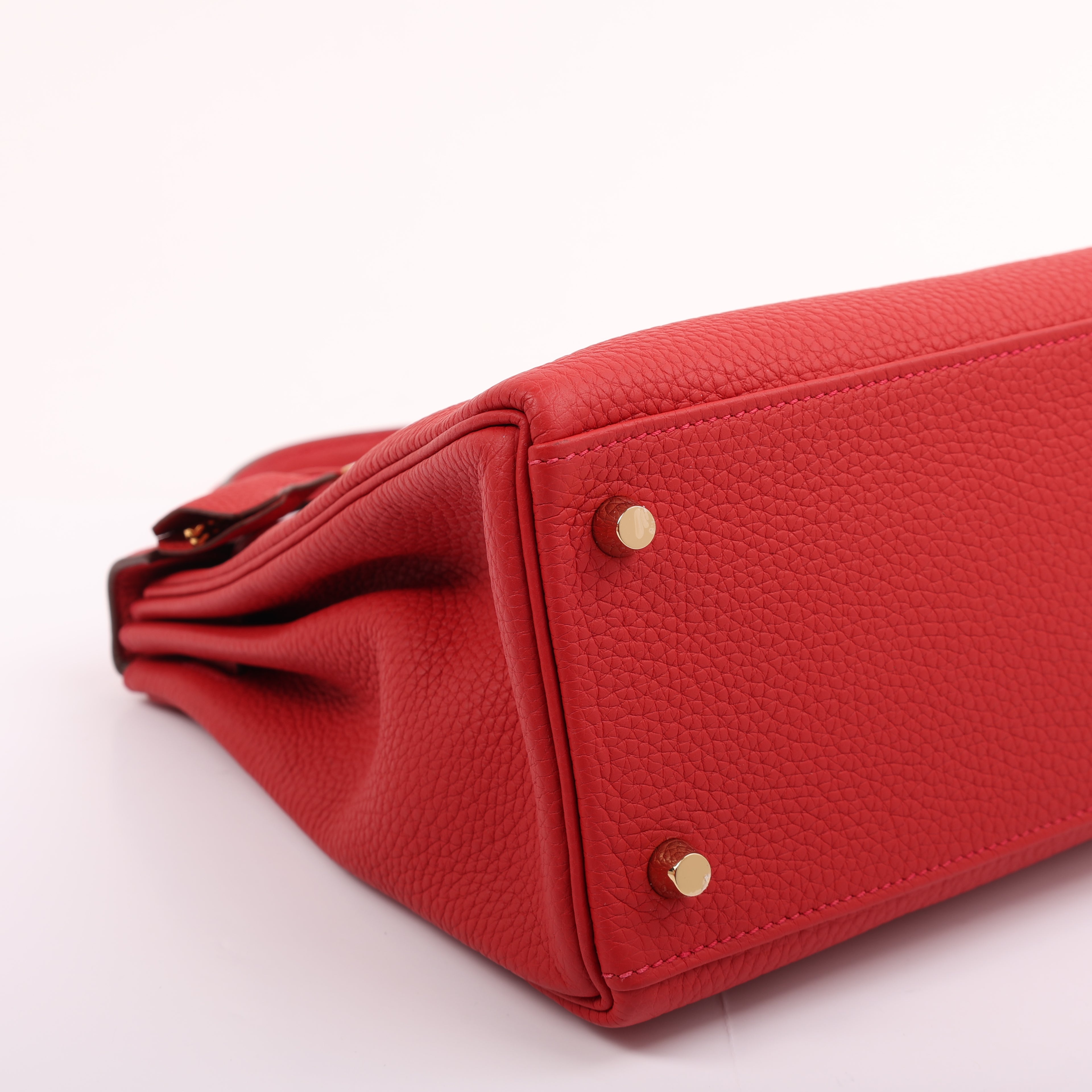 Hermès Vermillion Togo Retourne Kelly 28 (GHW | 2023)