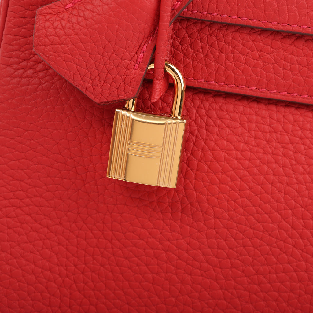 Hermès Vermillion Togo Retourne Kelly 28 (GHW | 2023)