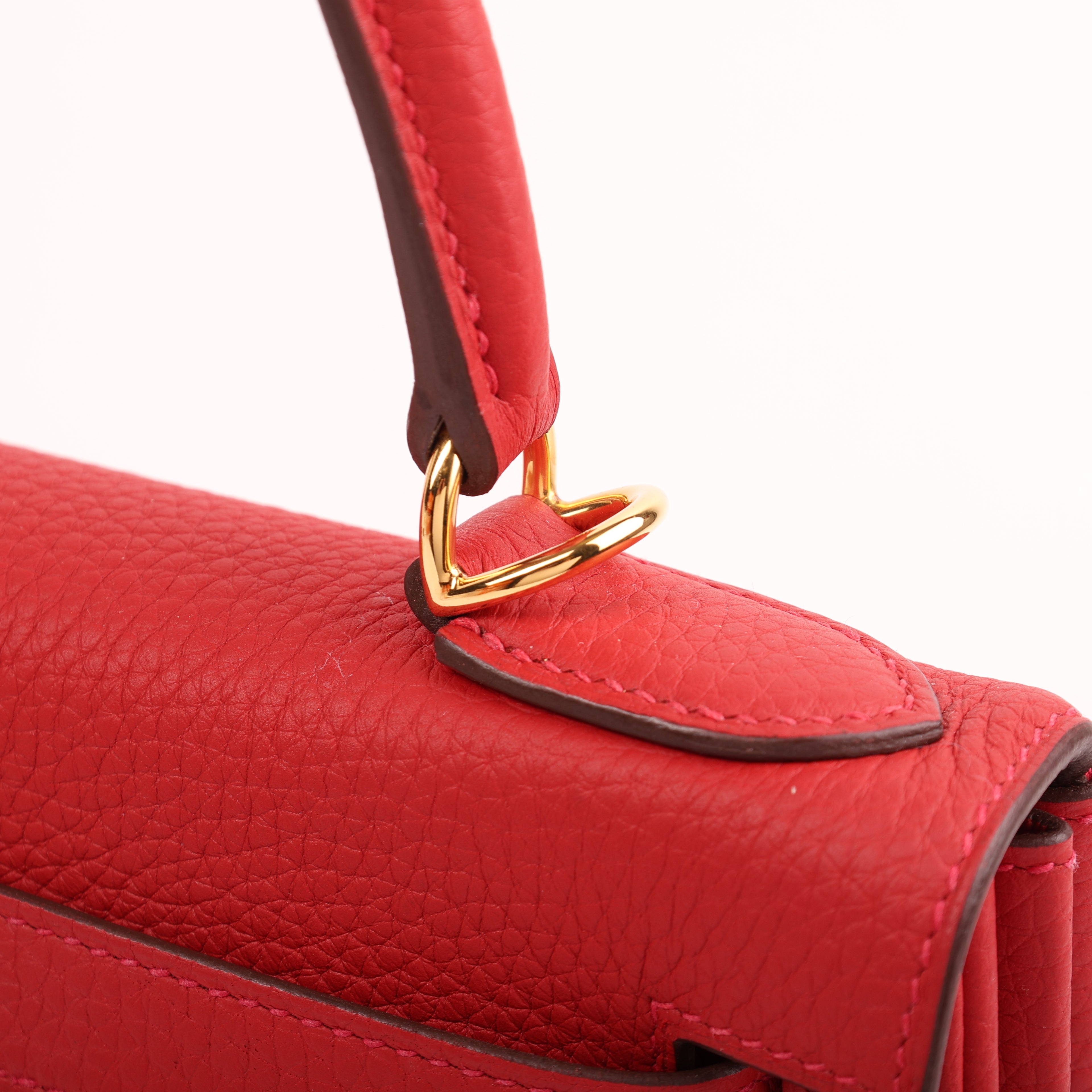 Hermès Vermillion Togo Retourne Kelly 28 (GHW | 2023)