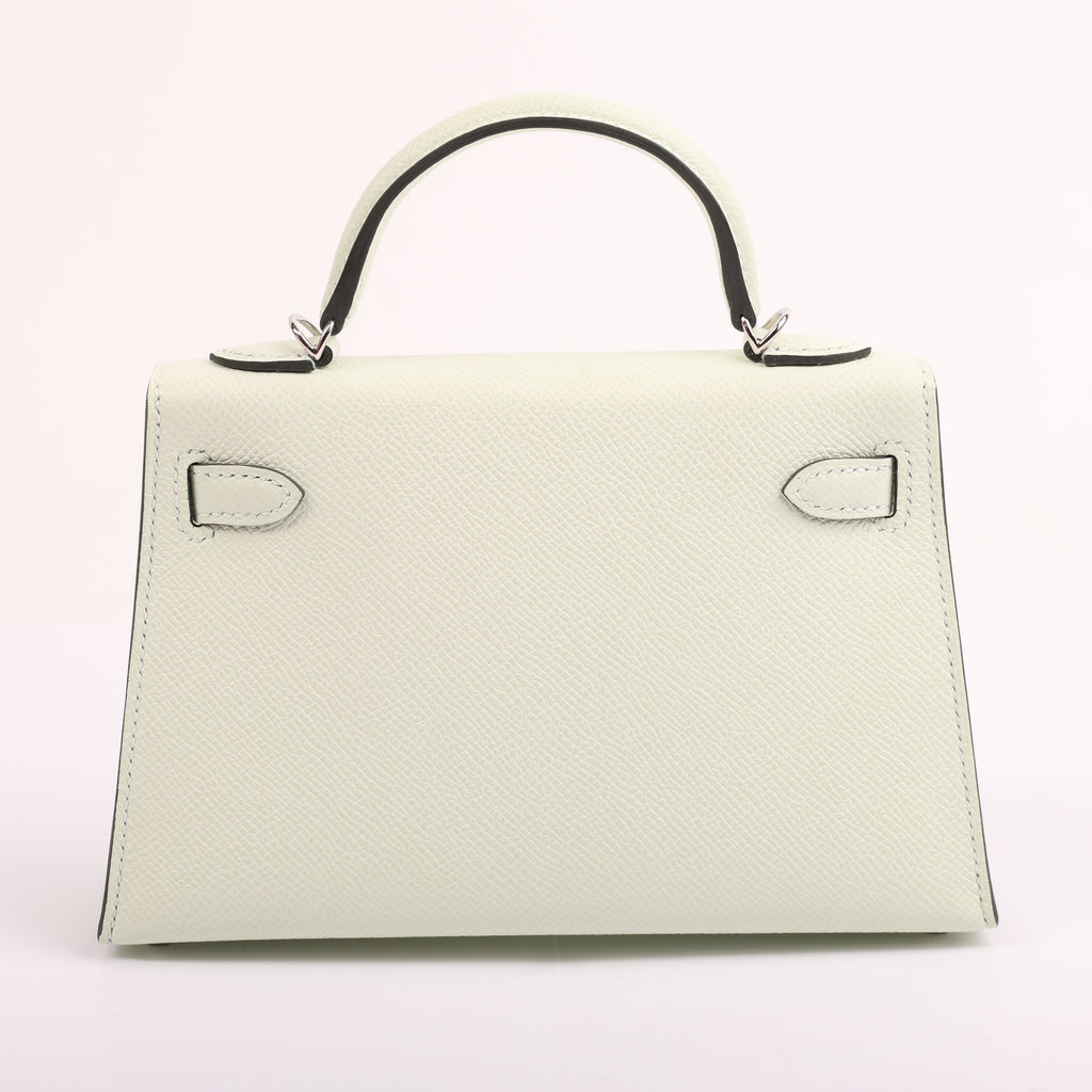 Hermès Vert Fizz Epsom Mini Kelly II 20 (PHW | 2022)
