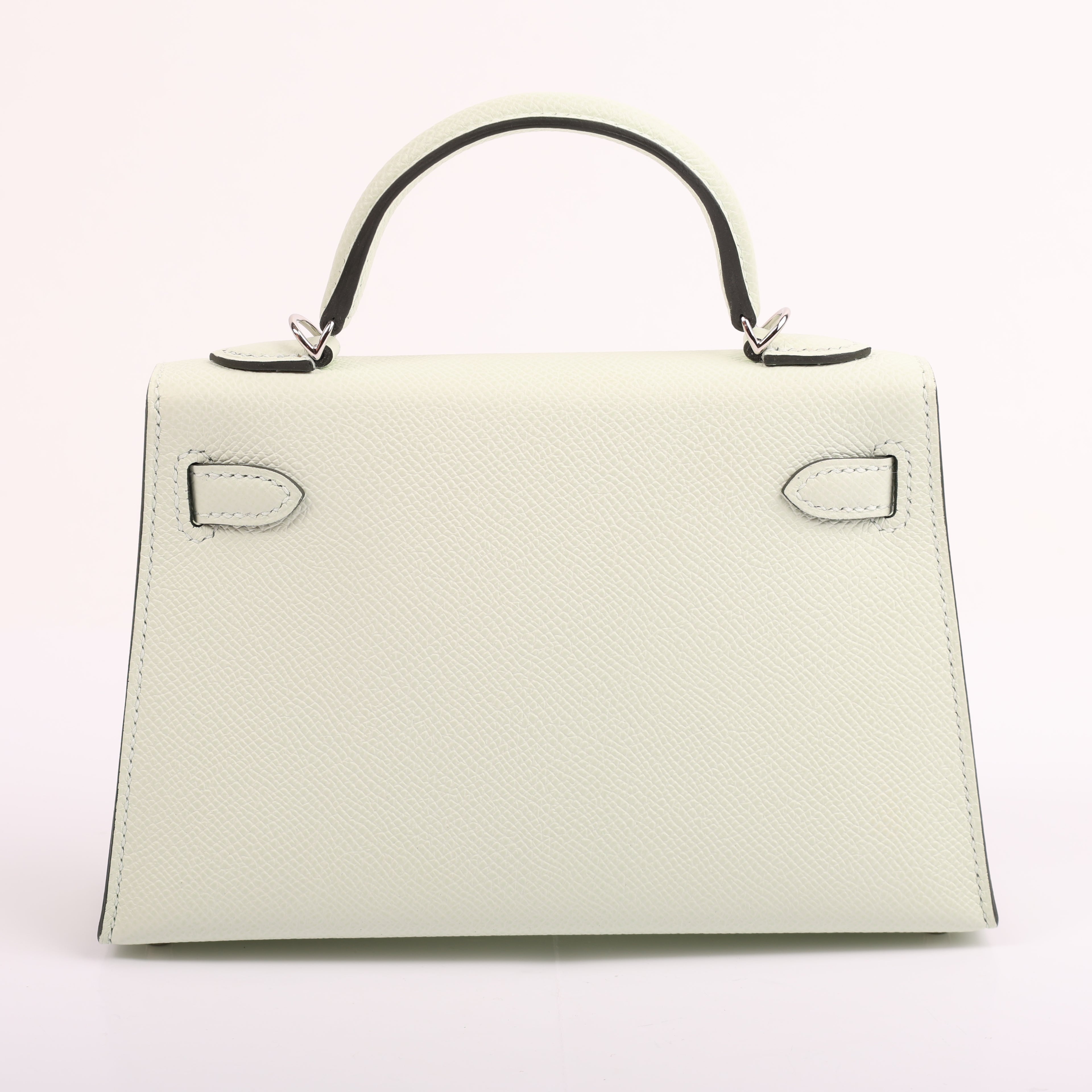 Hermès Vert Fizz Epsom Mini Kelly II 20 (PHW | 2022)
