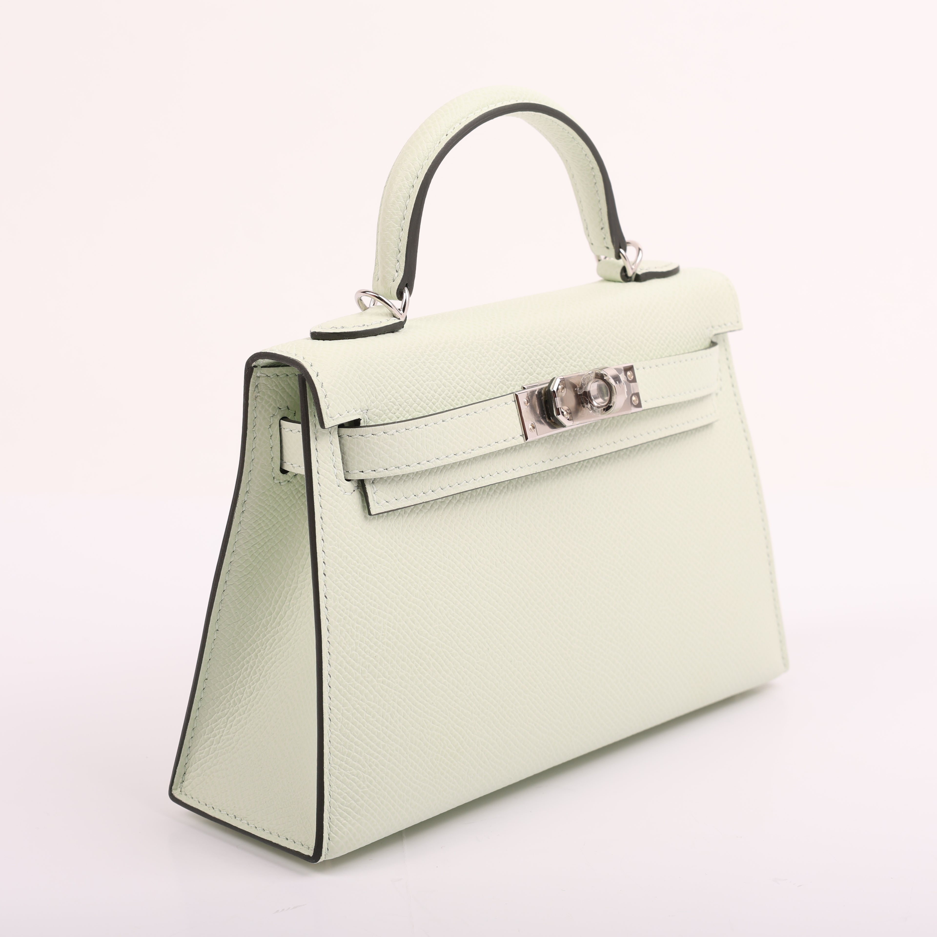 Hermès Vert Fizz Epsom Mini Kelly II 20 (PHW | 2022)