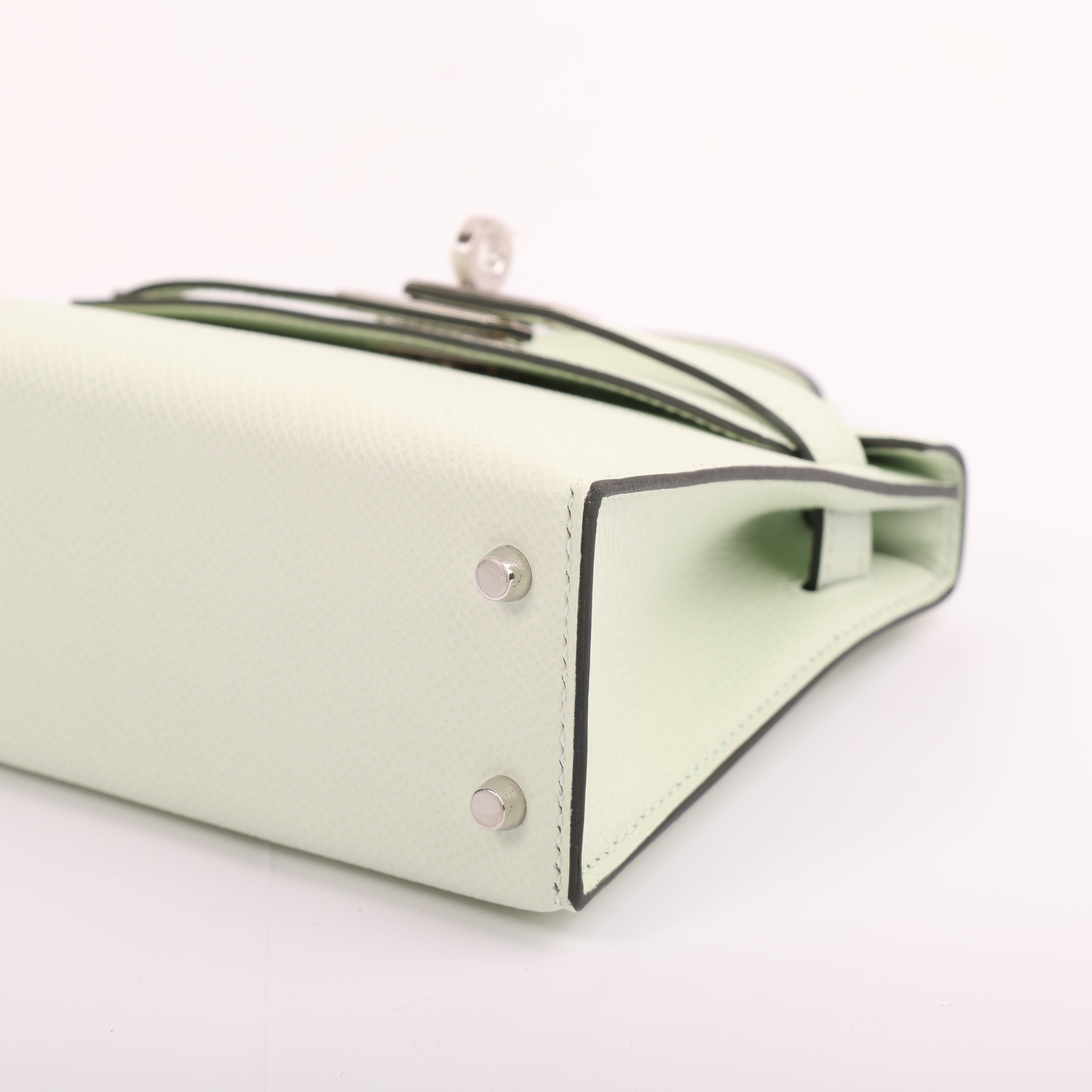 Hermès Vert Fizz Epsom Mini Kelly II 20 (PHW | 2022)