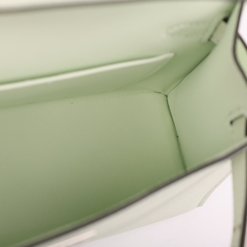 Hermès Vert Fizz Epsom Mini Kelly II 20 (PHW | 2022)