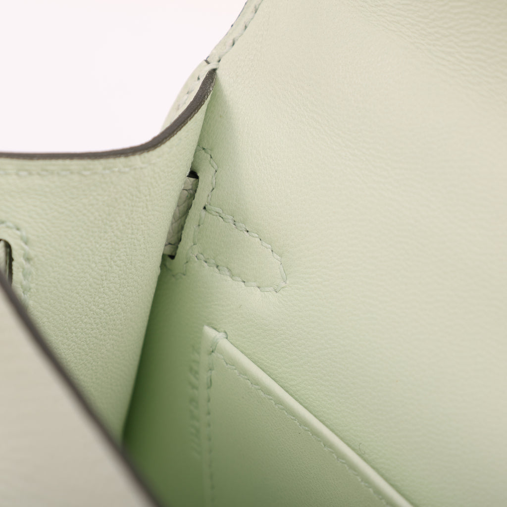 Hermès Vert Fizz Epsom Mini Kelly II 20 (PHW | 2022)