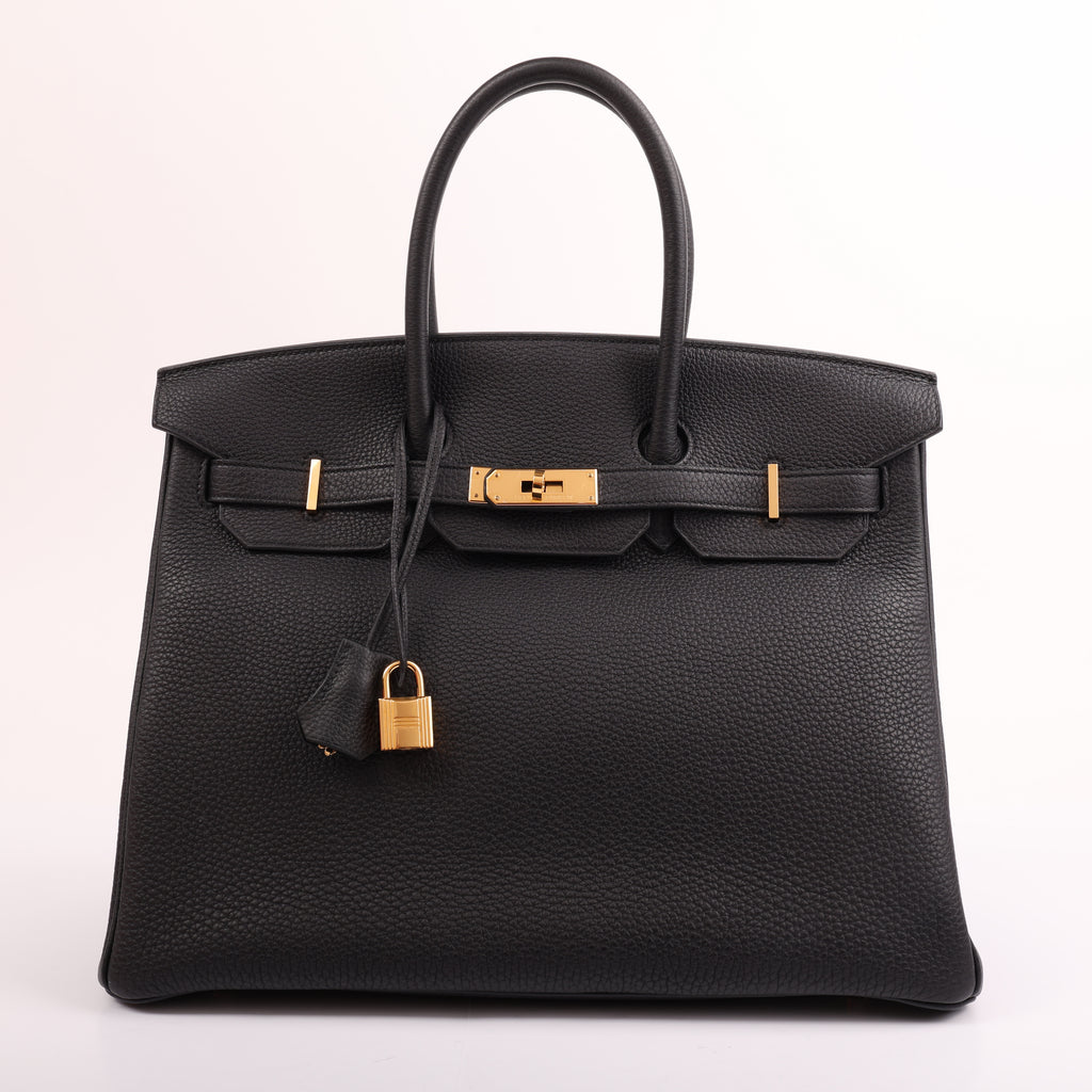 Hermès Black Togo Retourne Birkin 35 (GHW | 2020)