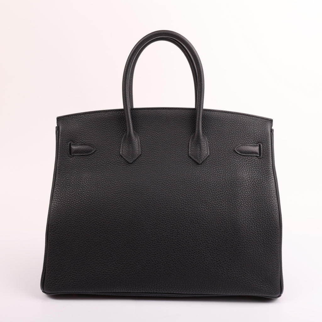 Hermès Black Togo Retourne Birkin 35 (GHW | 2020)