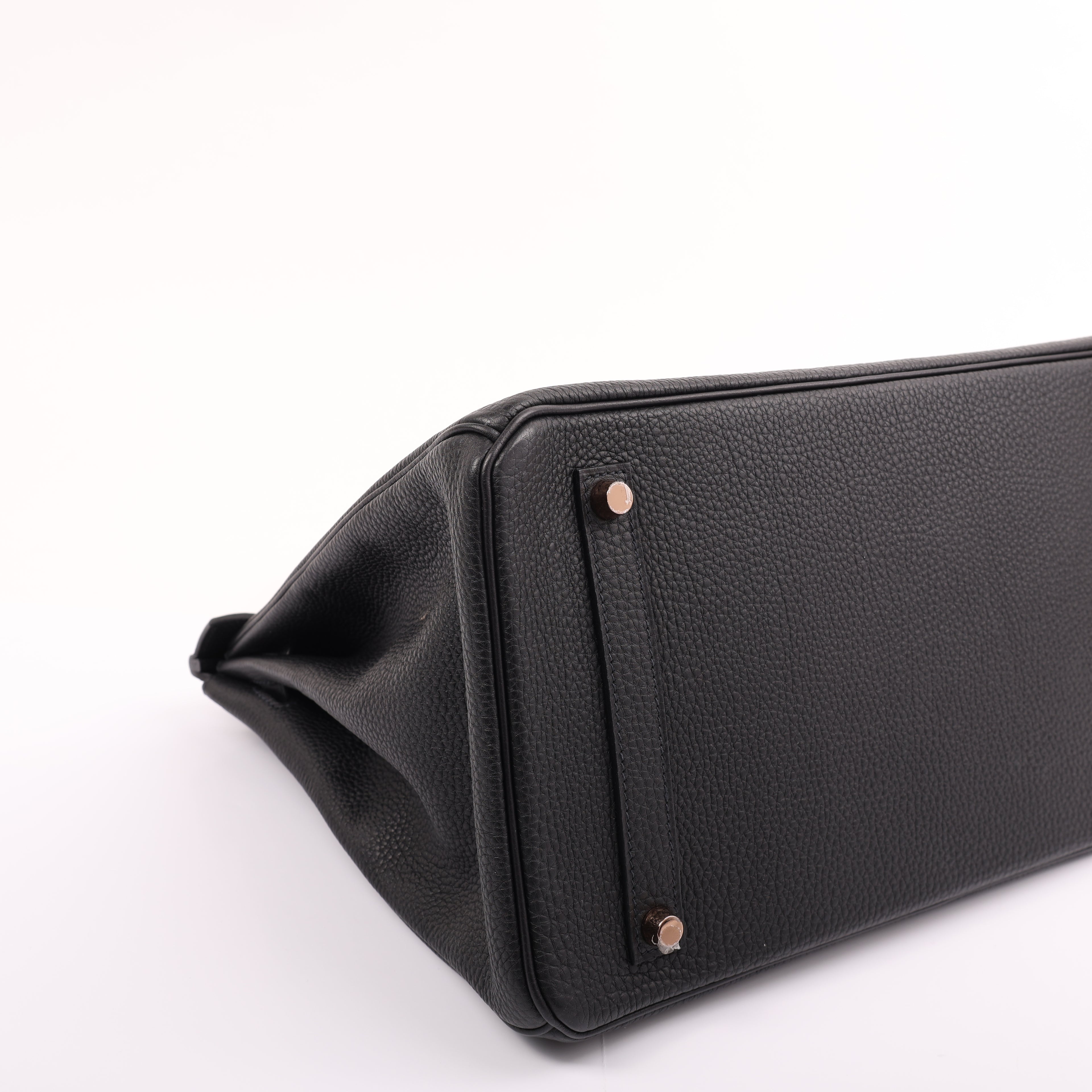 Hermès Black Togo Retourne Birkin 35 (GHW | 2020)