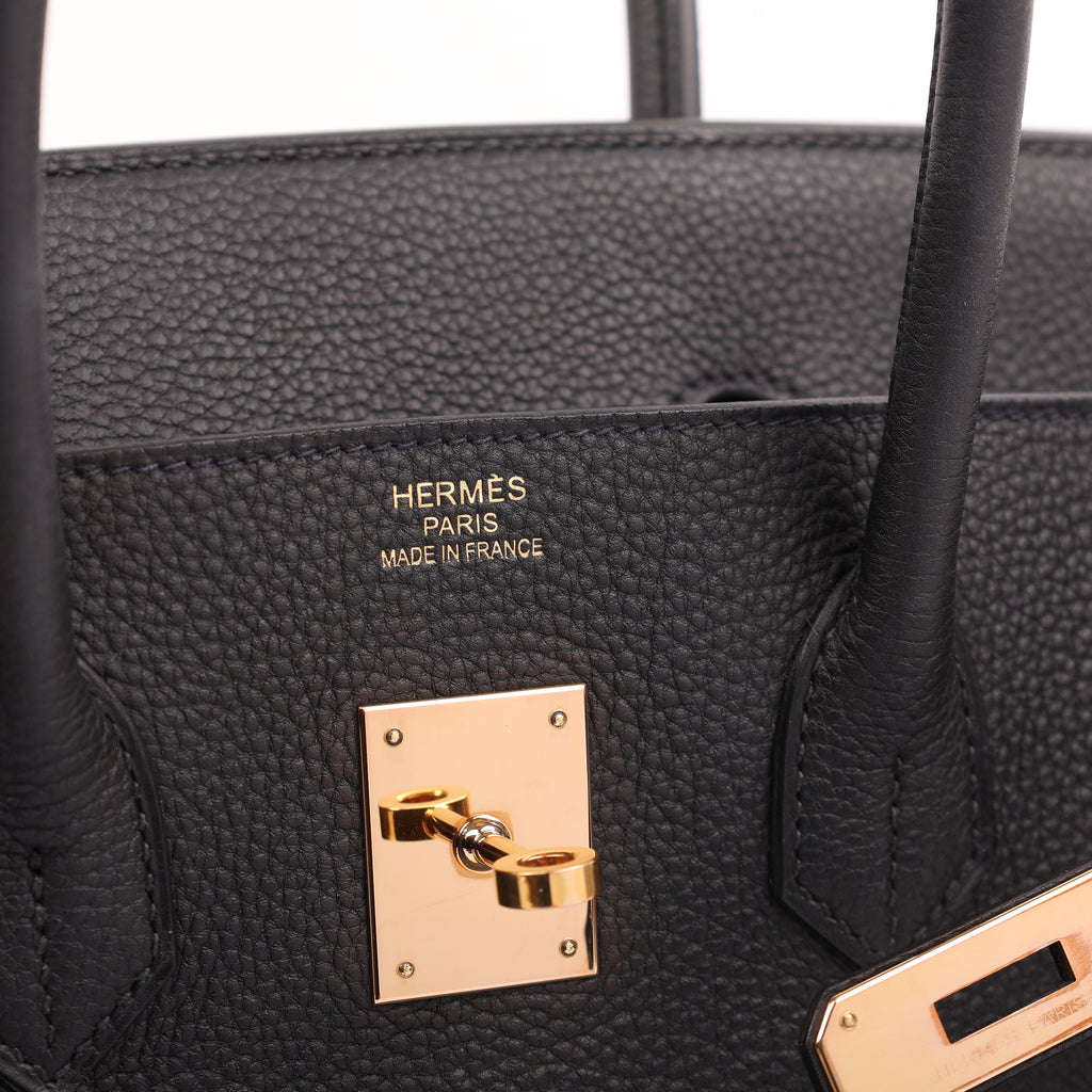 Hermès Black Togo Retourne Birkin 35 (GHW | 2020)