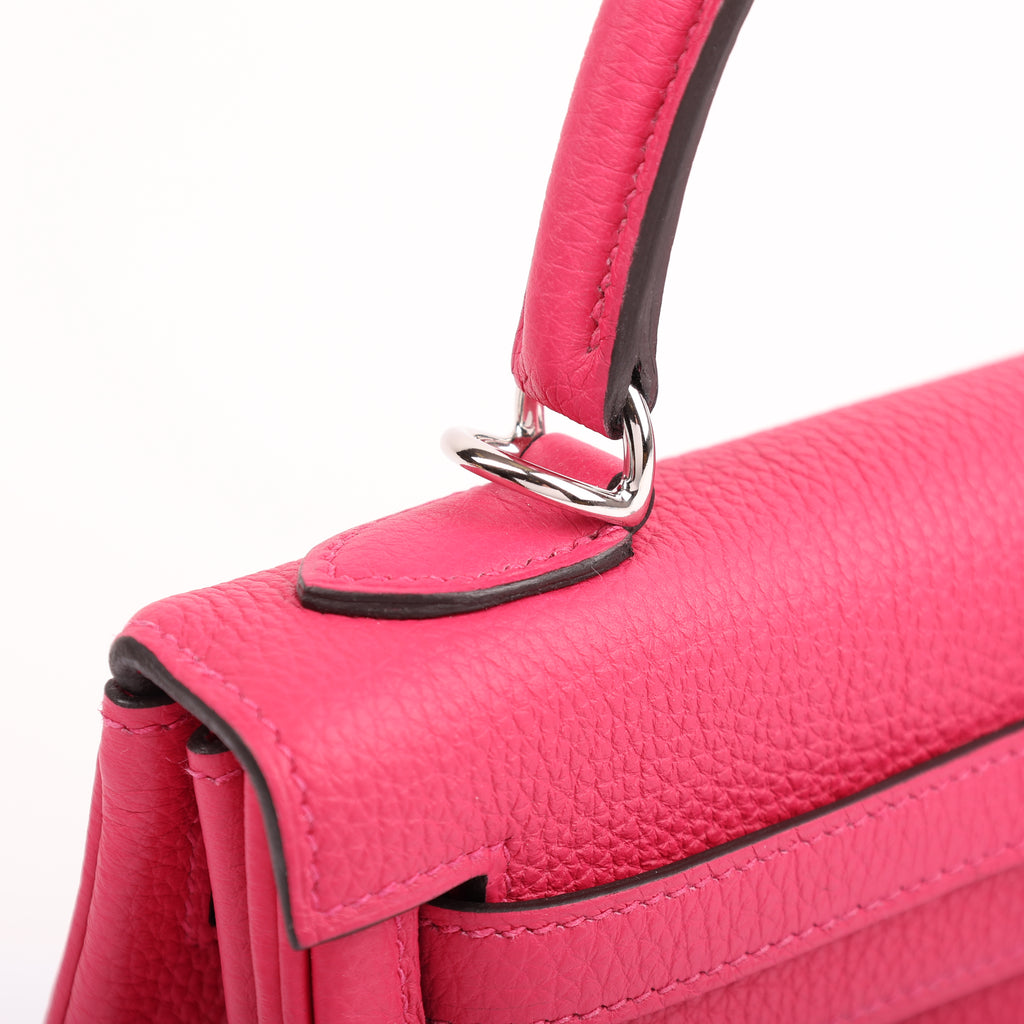 Hermès Rose Mexico Togo Retourne Kelly 25 (PHW | 2025)