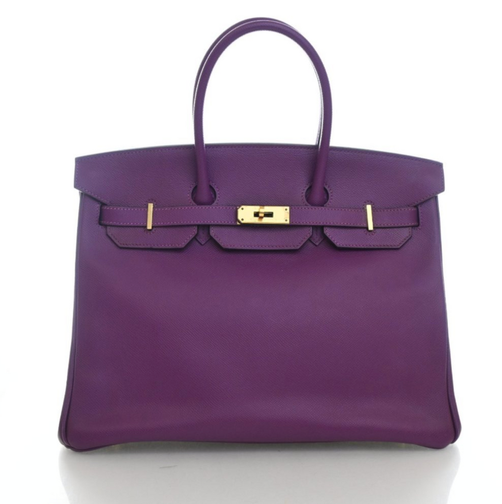 Hermès Anémone Epsom Retourne Birkin 35 (GHW | 2019)