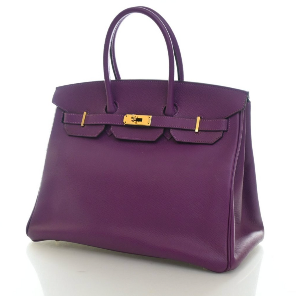 Hermès Anémone Epsom Retourne Birkin 35 (GHW | 2019)