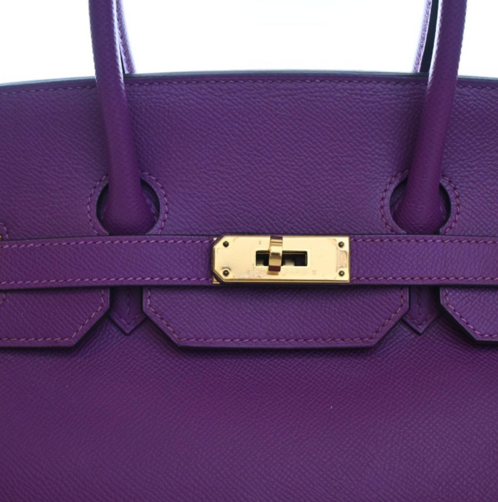 Hermès Anémone Epsom Retourne Birkin 35 (GHW | 2019)