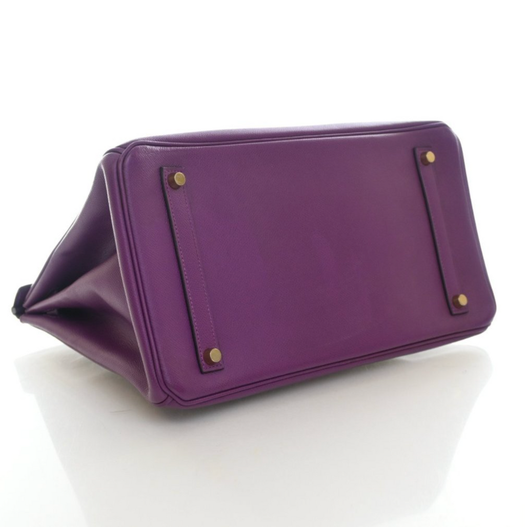 Hermès Anémone Epsom Retourne Birkin 35 (GHW | 2019)