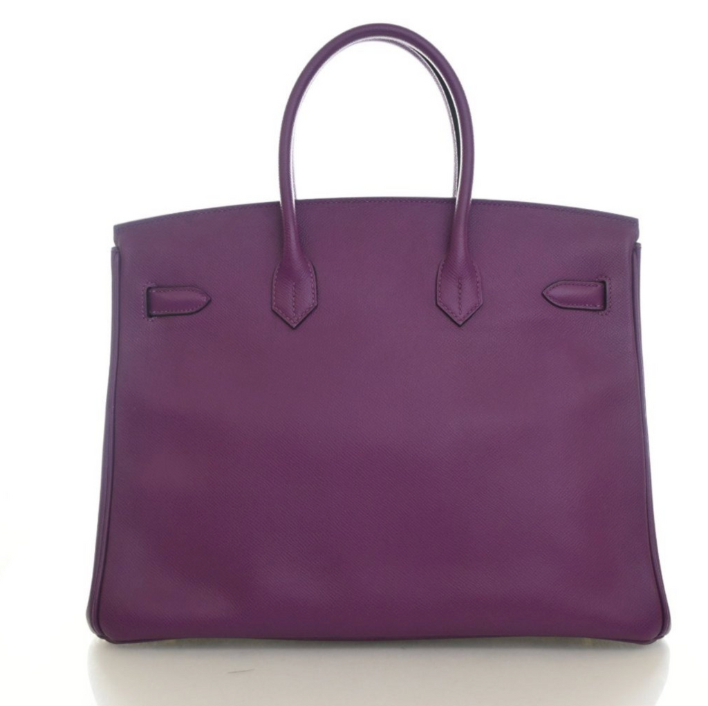 Hermès Anémone Epsom Retourne Birkin 35 (GHW | 2019)