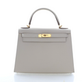 Hermès Craie Epsom Sellier Kelly 28 (GHW | 2016)