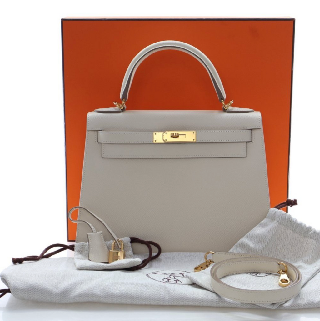 Hermès Craie Epsom Sellier Kelly 28 (GHW | 2016)