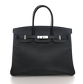 Hermès Noir Epsom Birkin 35 (PHW | 2014)