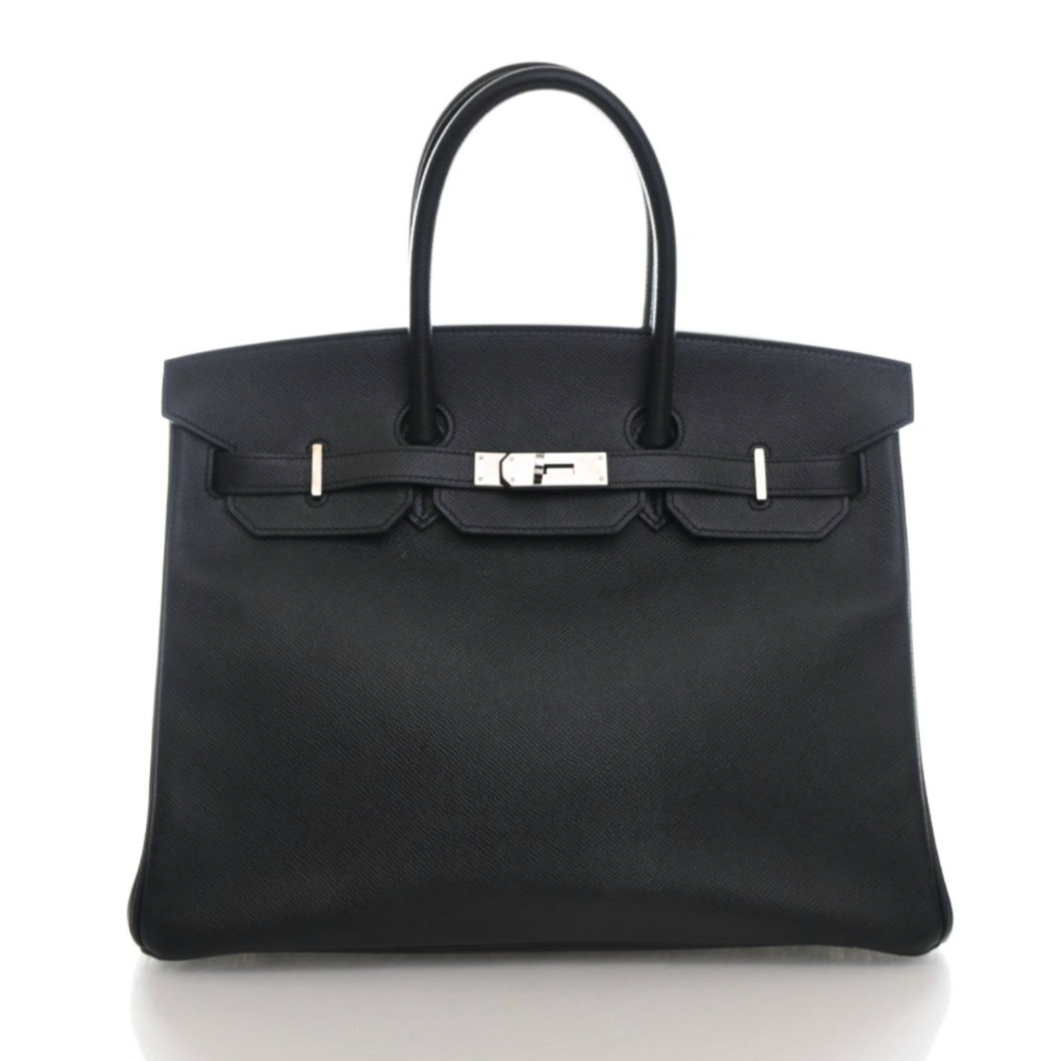 Hermès Noir Epsom Birkin 35 (PHW | 2014)