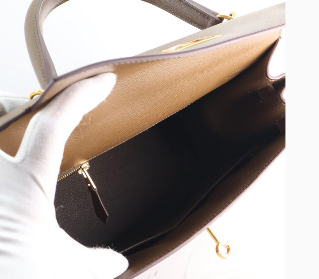 Hermès Toundra Veau Madame Sellier Kelly 28 (GHW | 2022)