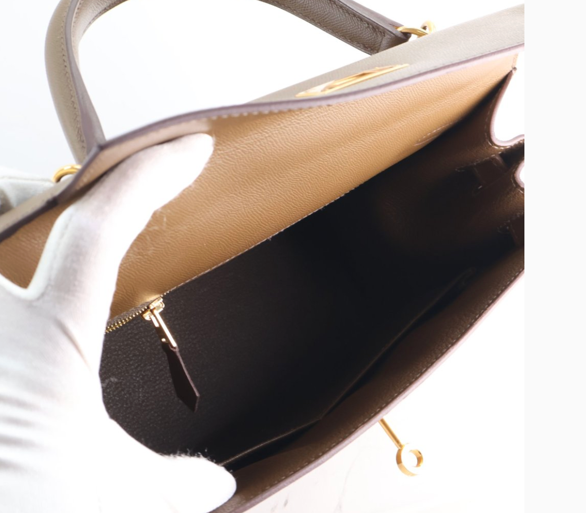 Hermès Toundra Veau Madame Sellier Kelly 28 (GHW | 2022)