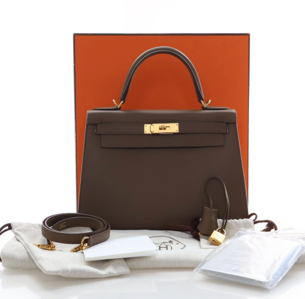 Hermès Toundra Veau Madame Sellier Kelly 28 (GHW | 2022)