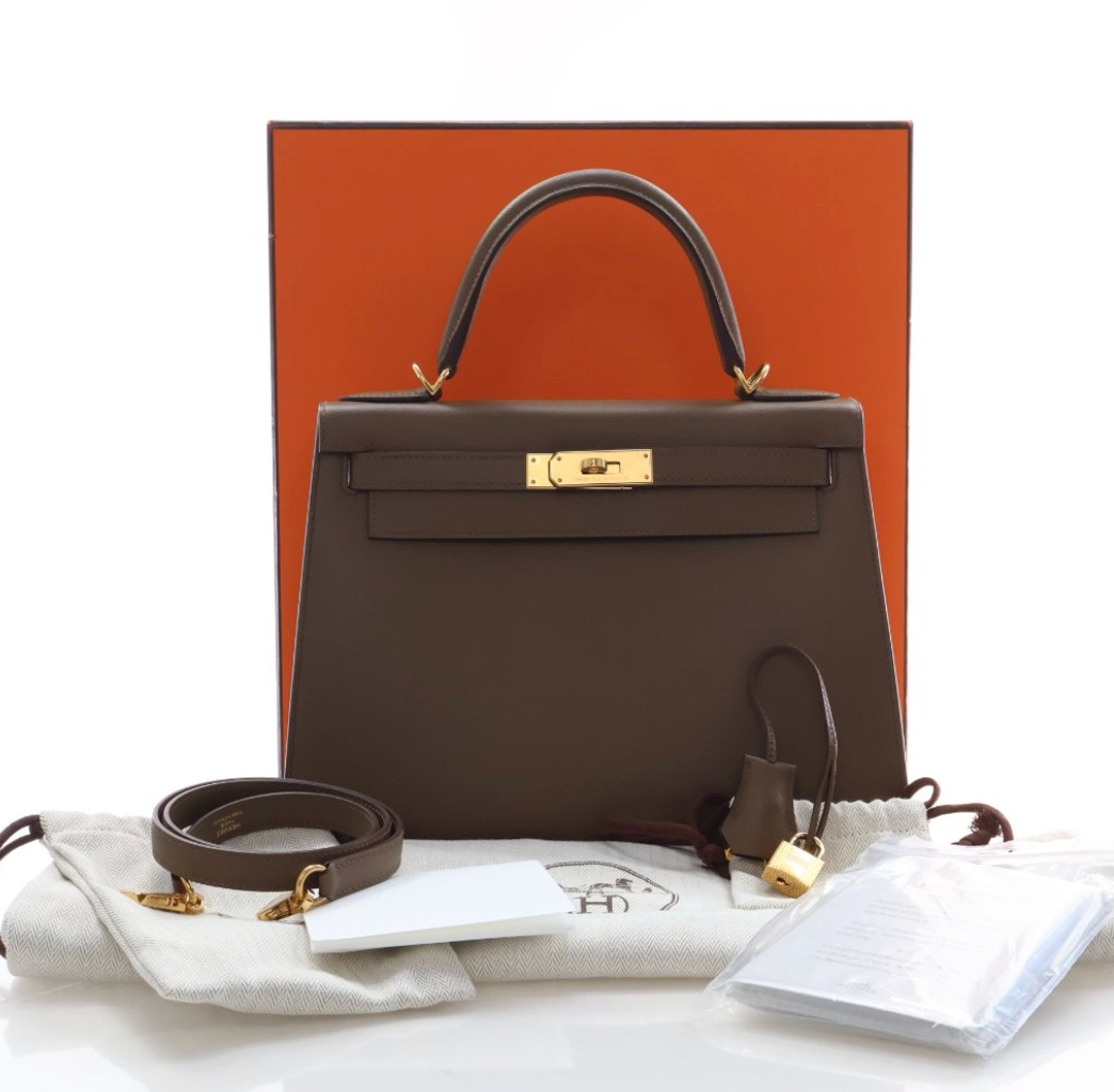 Hermès Toundra Veau Madame Sellier Kelly 28 (GHW | 2022)