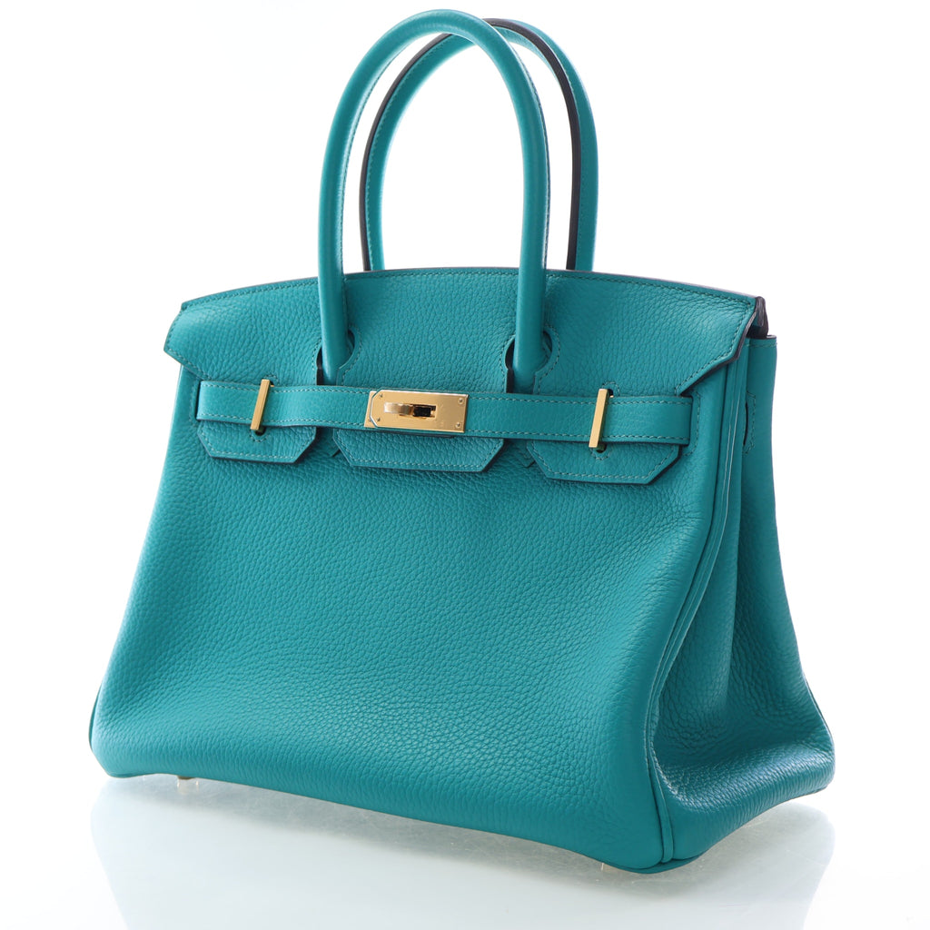 Hermès Vert Verone Togo Birkin 30 (GHW | 2016)